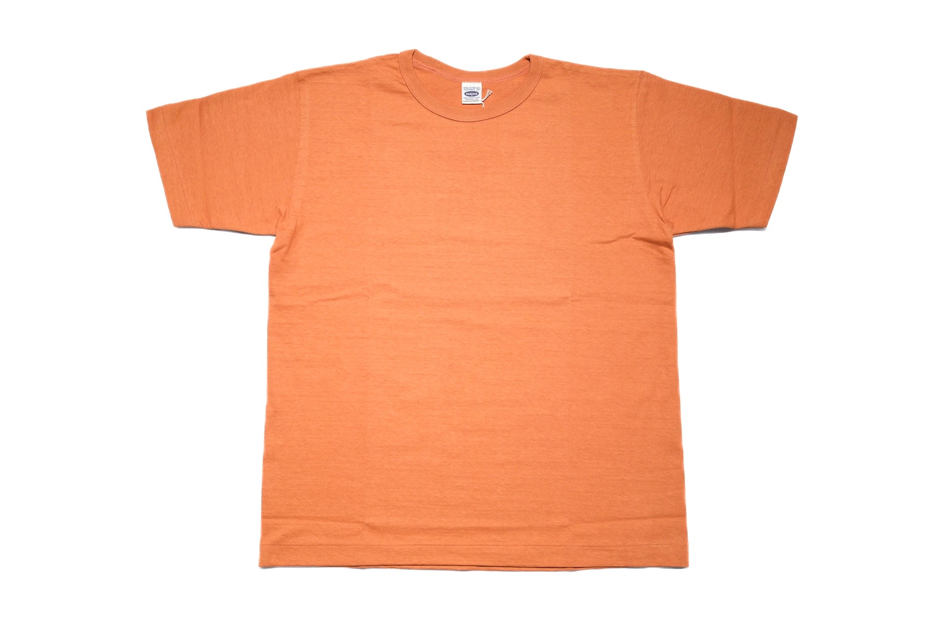 Denime X Warehouse Co. Lot.272 7oz “New Standard” Loopwheeled Plain Tee (Brick)