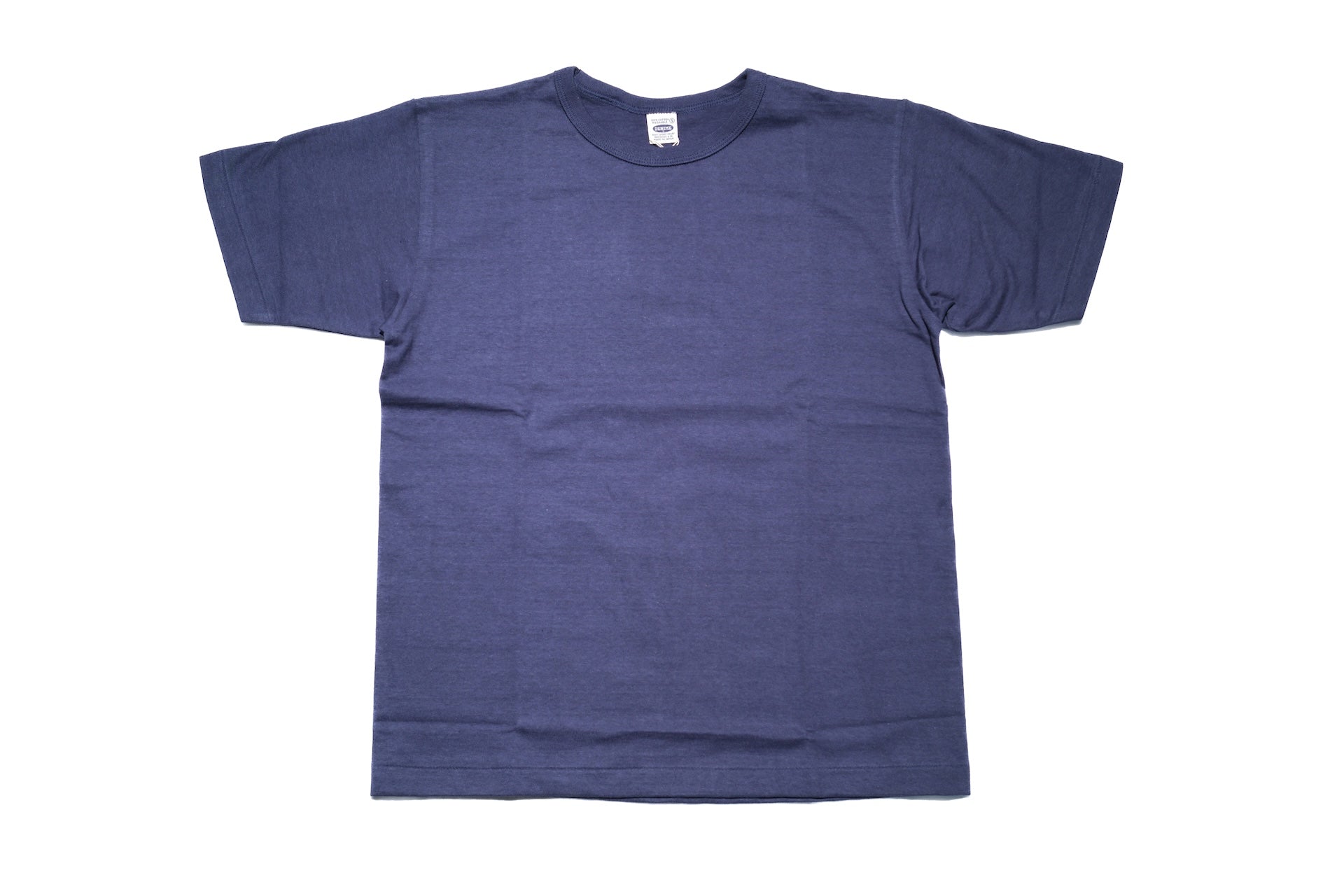 Denime X Warehouse Co. Lot.272 7oz “New Standard” Loopwheeled Plain Tee (Navy)