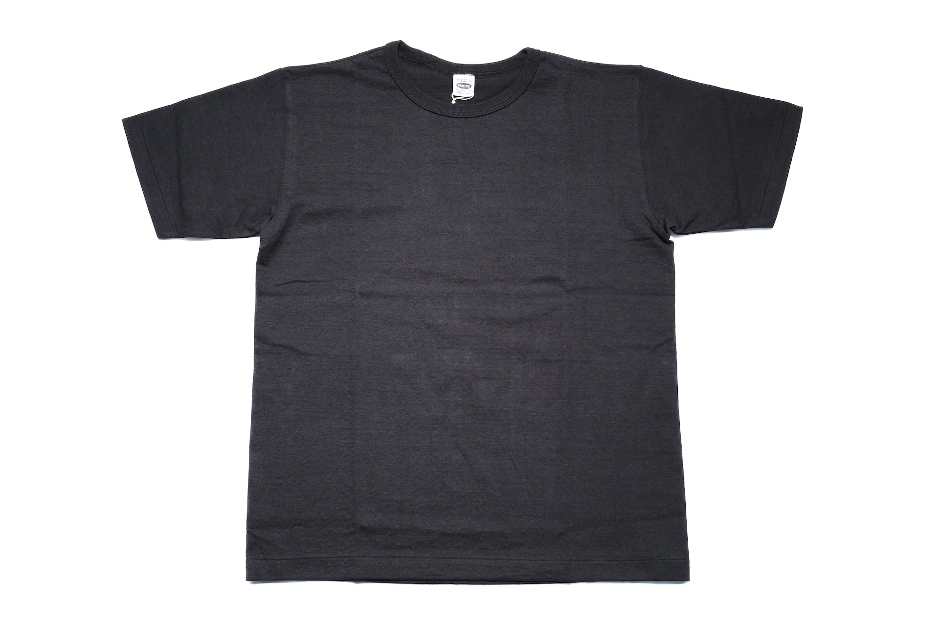 Denime X Warehouse Co. Lot.272 7oz “New Standard” Loopwheeled Plain Tee (Black)