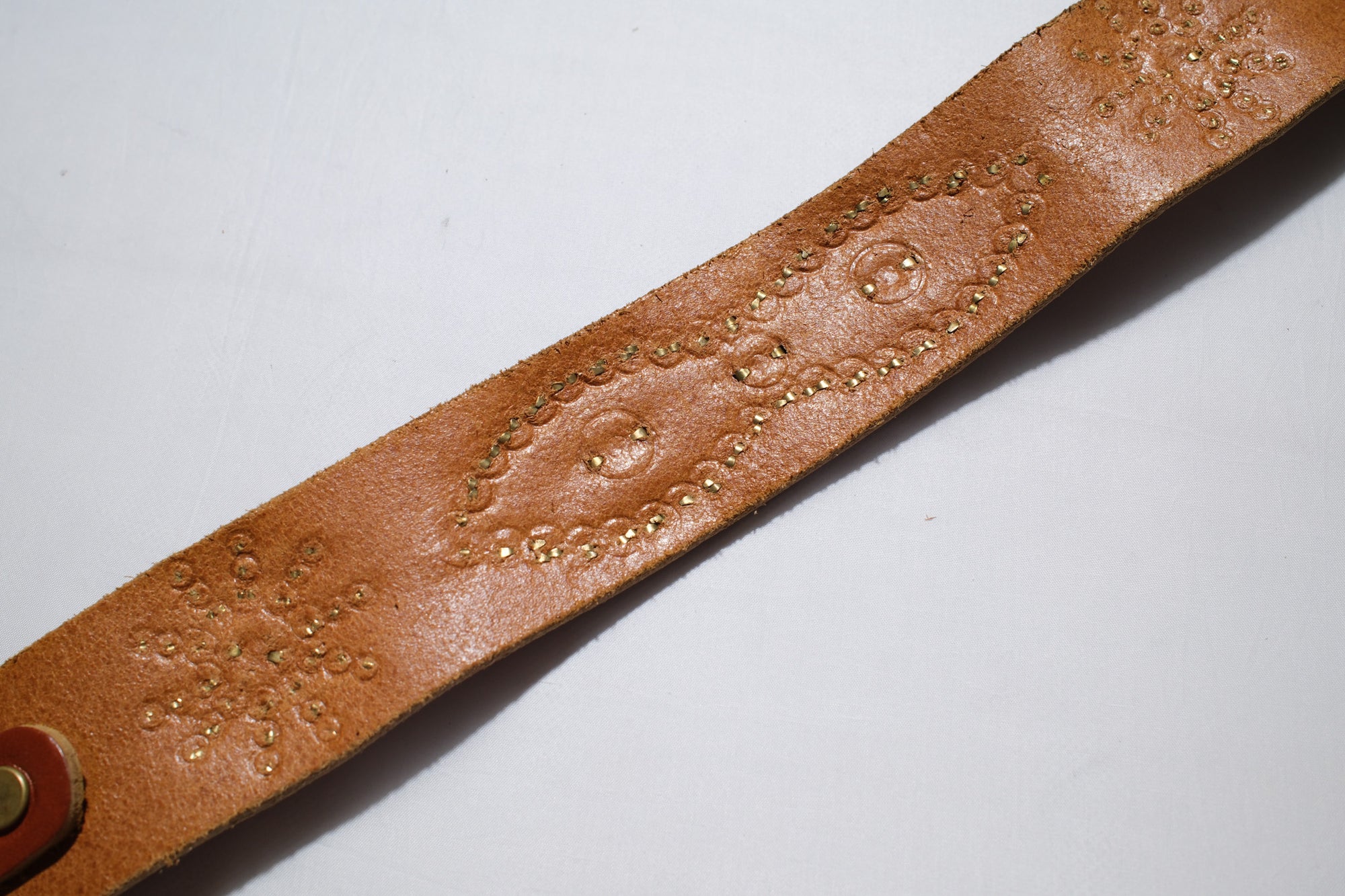 Hollywood Trading Company "Devil Eyes" Belt (Light Brown Tea-Core)