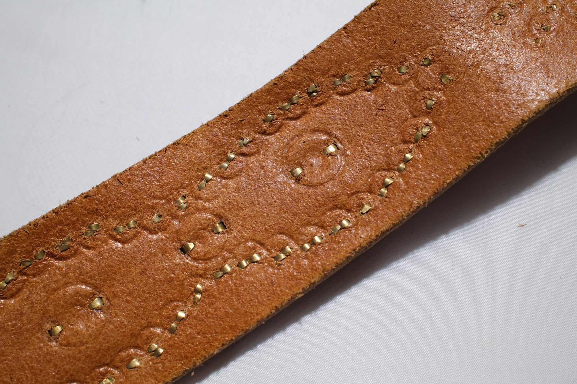 Hollywood Trading Company "Devil Eyes" Belt (Light Brown Tea-Core)