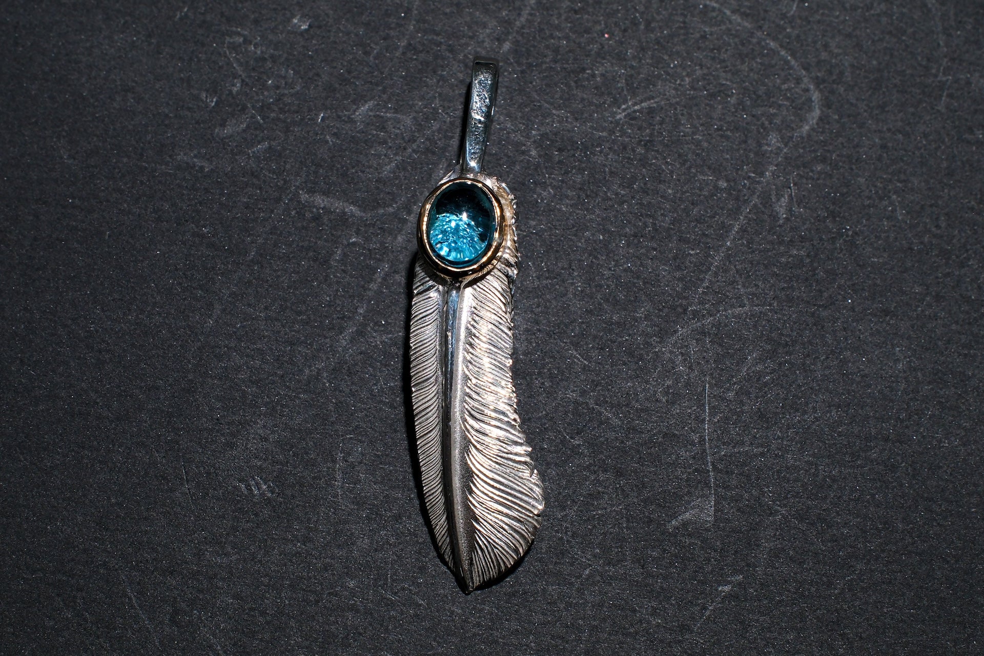 Legend "Ultimate Toppa" Medium Feather Silver Pendant (One-Off Edition)