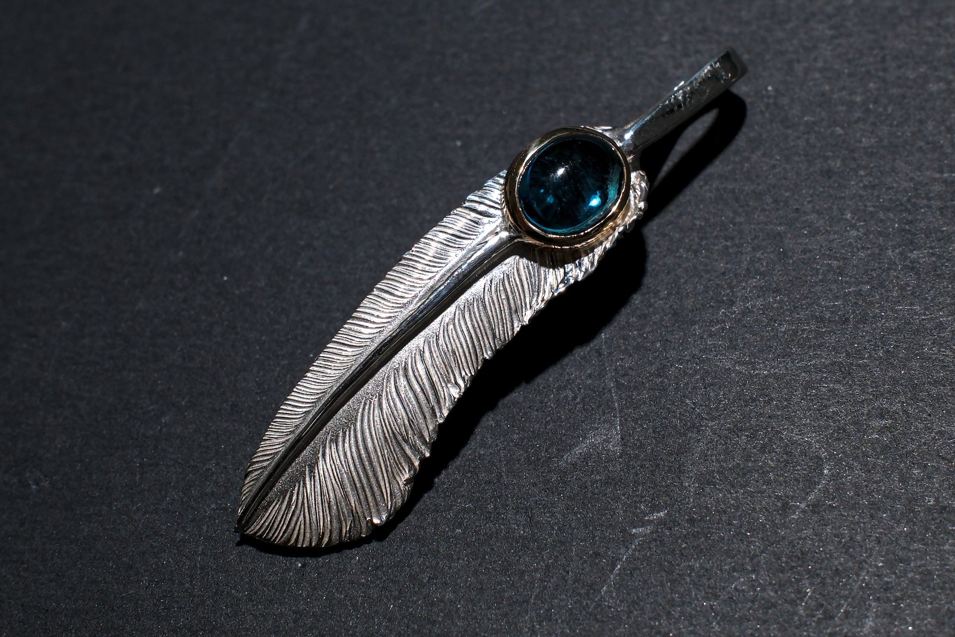 Legend "Ultimate Toppa" Medium Feather Silver Pendant (One-Off Edition)