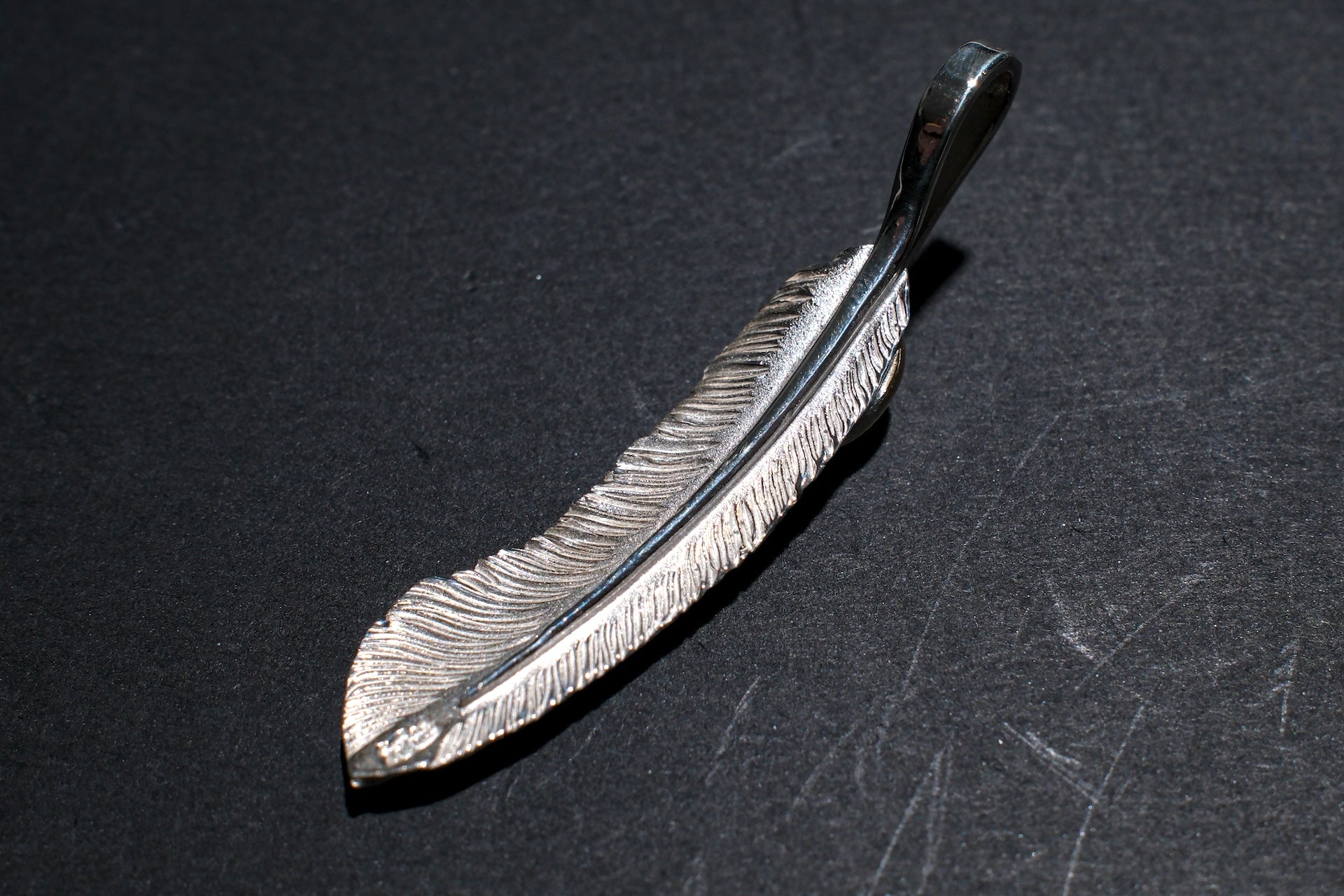 Legend "Ultimate Toppa" Medium Feather Silver Pendant (One-Off Edition)