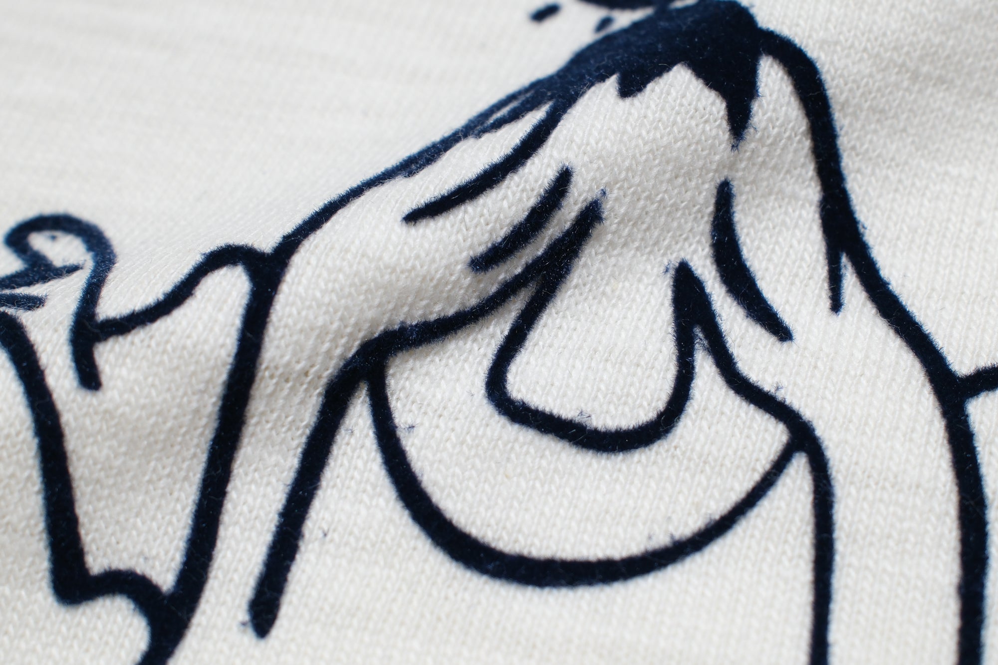 Warehouse 5.5oz "Glenwood" Ringer Loopwheeled Tees (Cream X Navy)