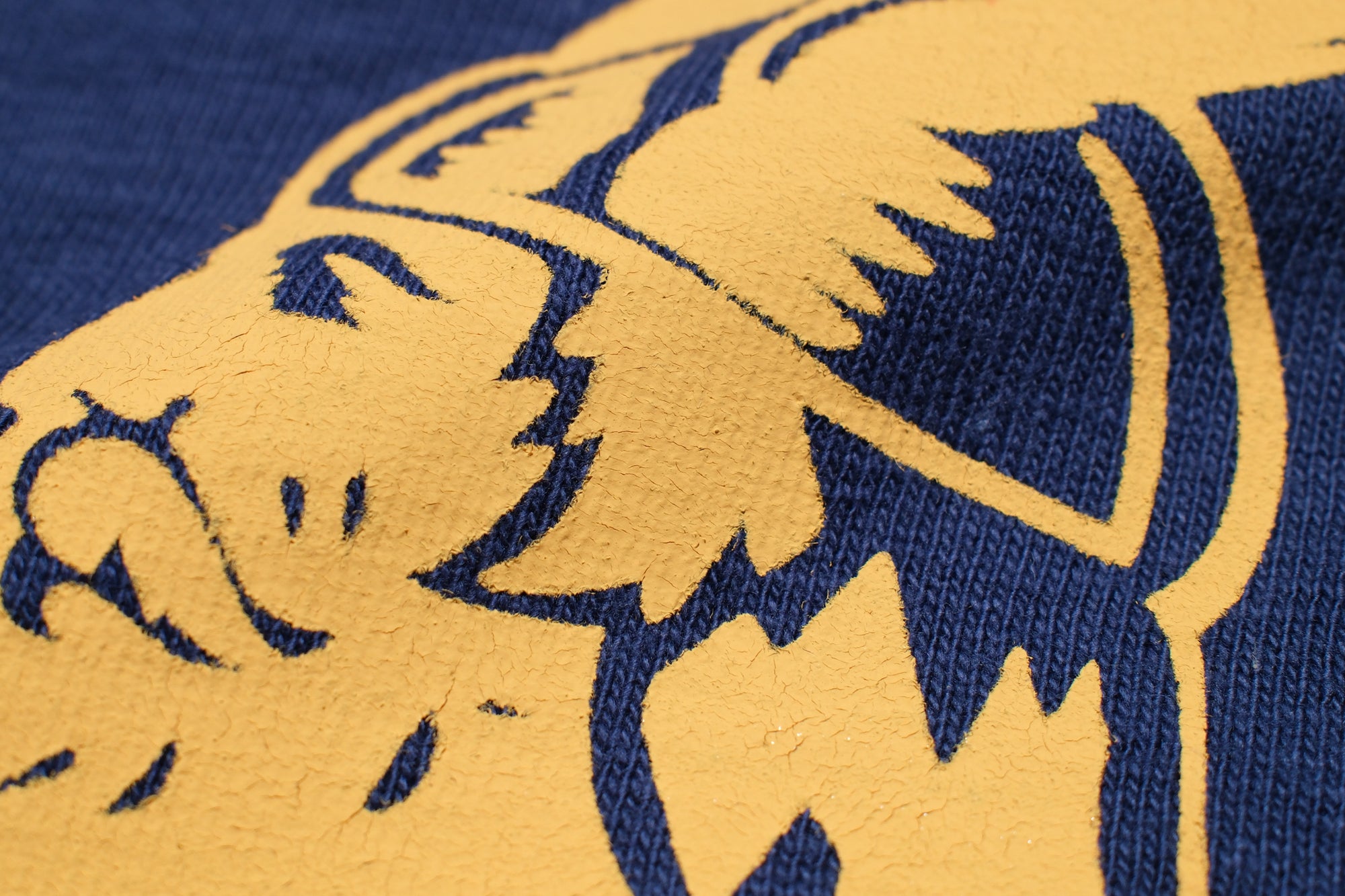 Warehouse 5.5oz “Teays Valley” Ringer Loopwheeled Tees (Navy X Cream)