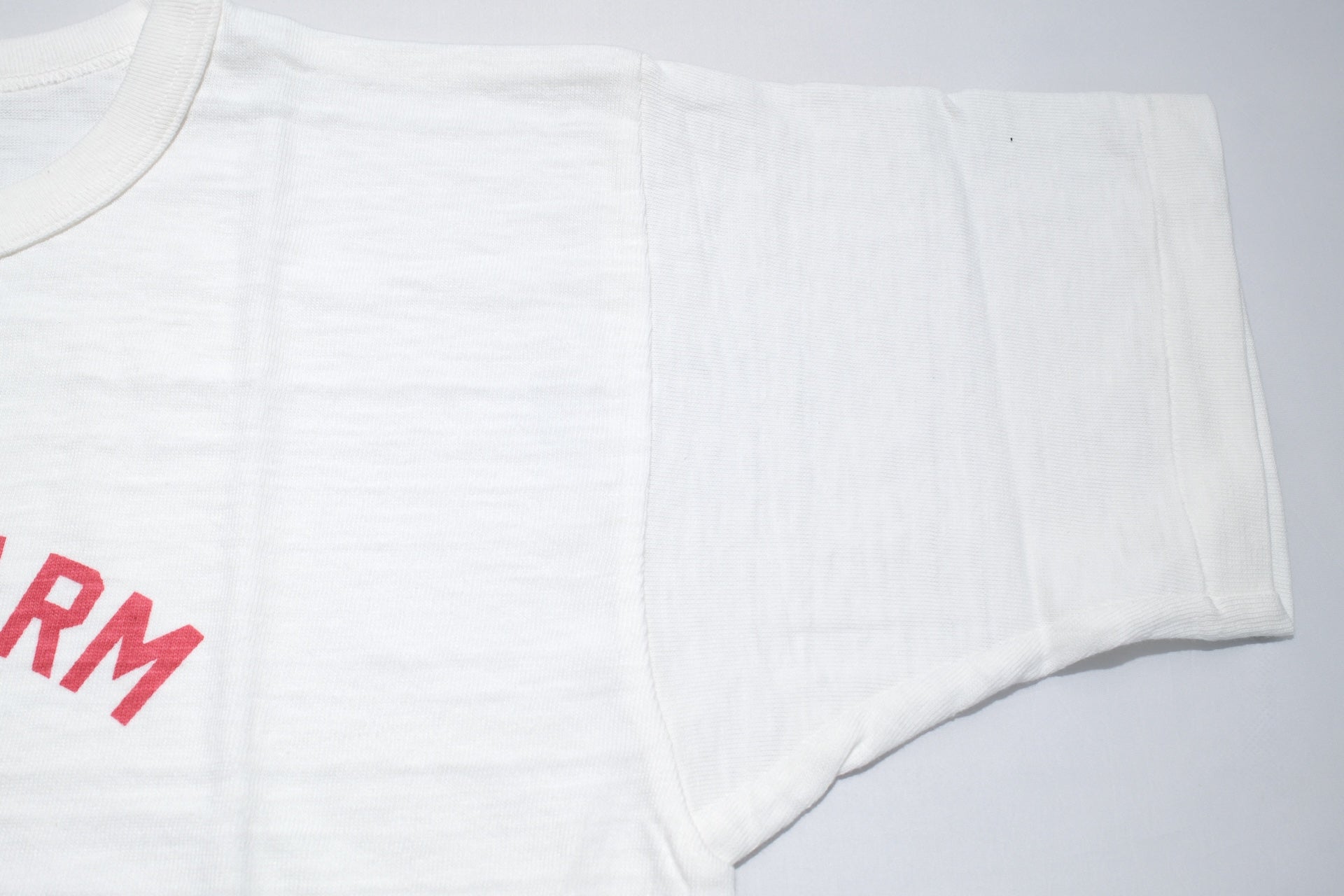 John Gluckow X Warehouse Co. 6oz ‘Safe!’ Loopwheeled Tee (White)