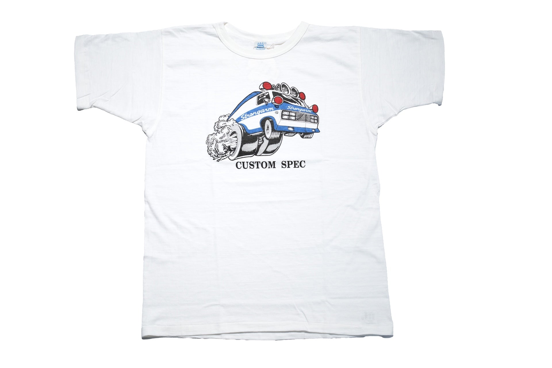 John Gluckow X Warehouse Co. 6oz ‘Custom Van’ Loopwheeled Tee (White)