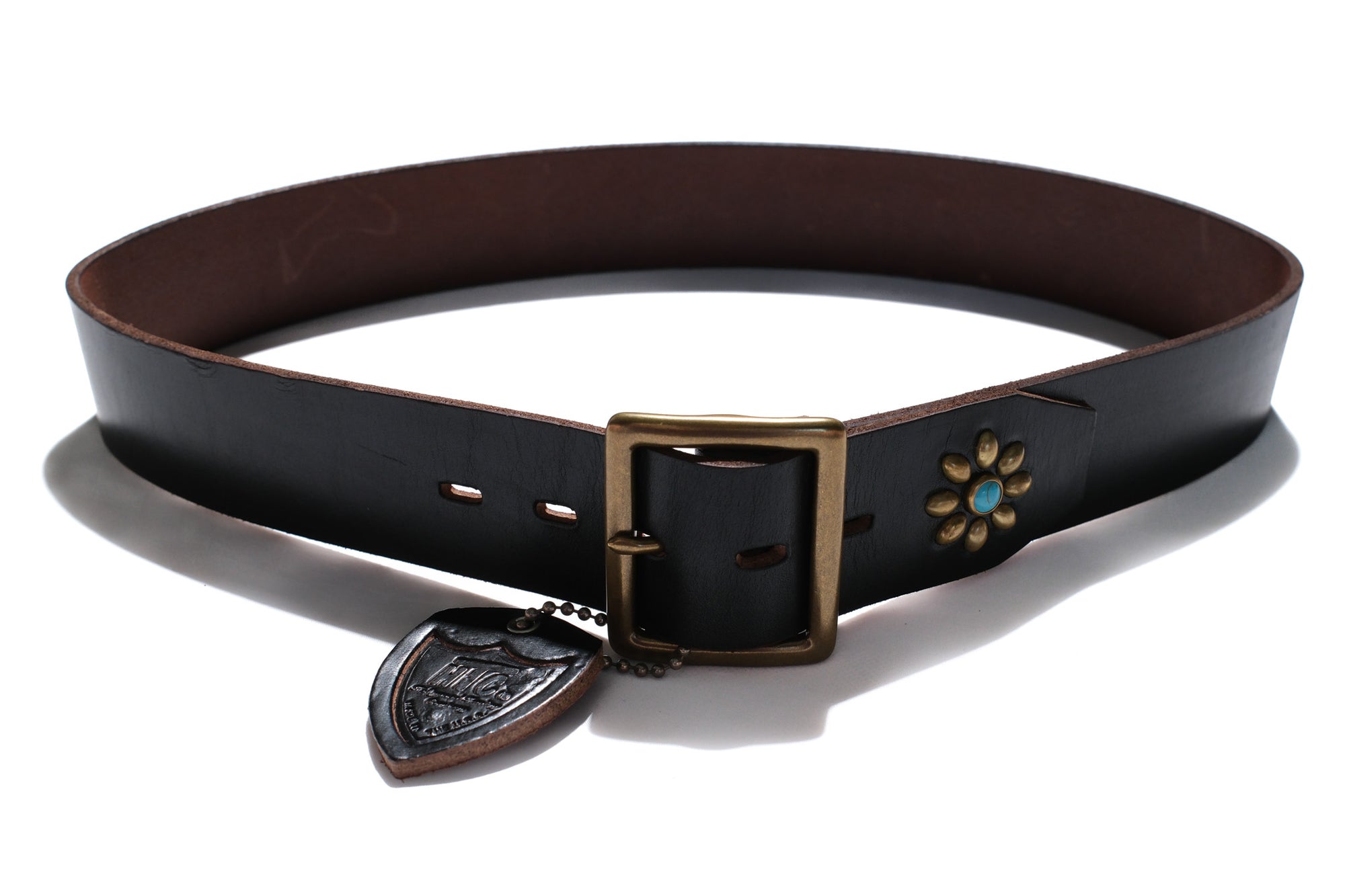 Hollywood Trading Company "Desert Flower" Belt (Black Tea-core)