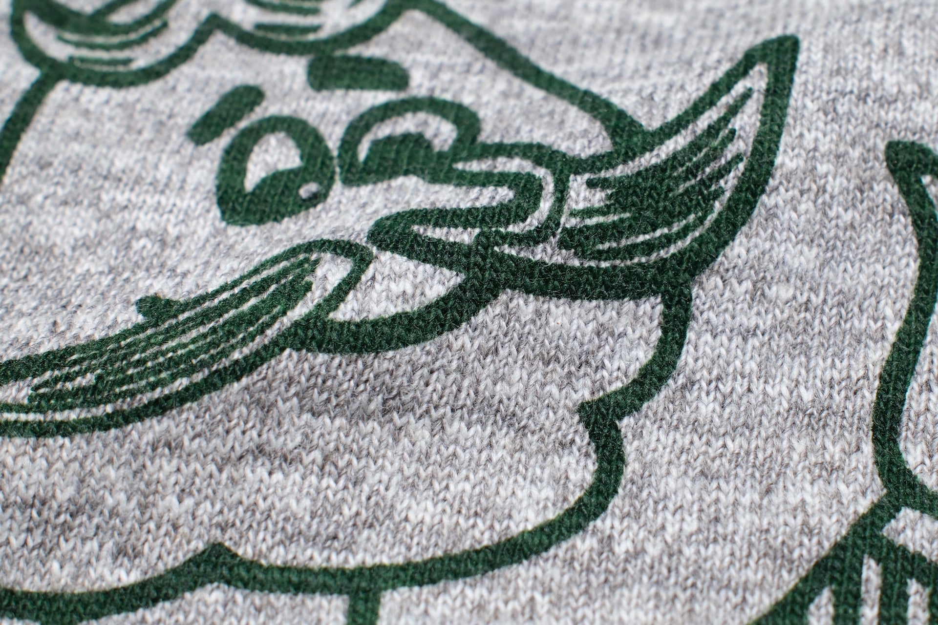 John Gluckow X Warehouse Co. 6oz ‘Academy Beer Distributors’ Loopwheeled Tee (Heather Grey)