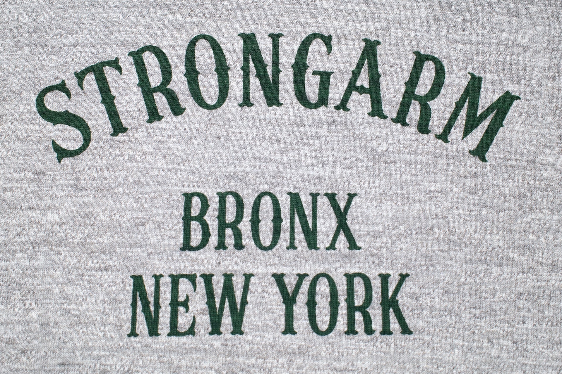 John Gluckow X Warehouse Co. 6oz ‘Academy Beer Distributors’ Loopwheeled Tee (Heather Grey)