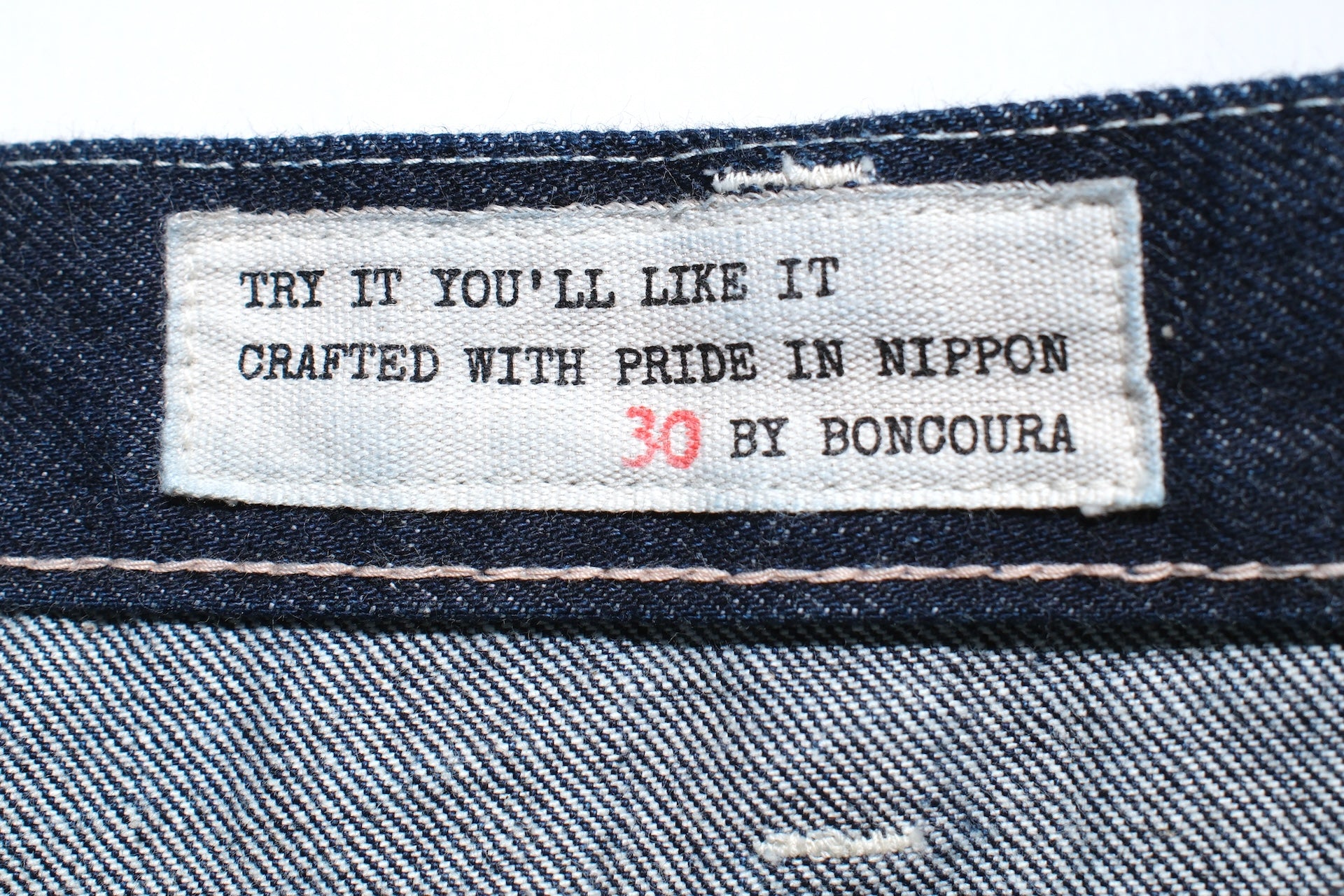 BONCOURA 15oz Indigo Dyed "Ike-Momen"  Denim Painter Pants (Classic Straight fit)