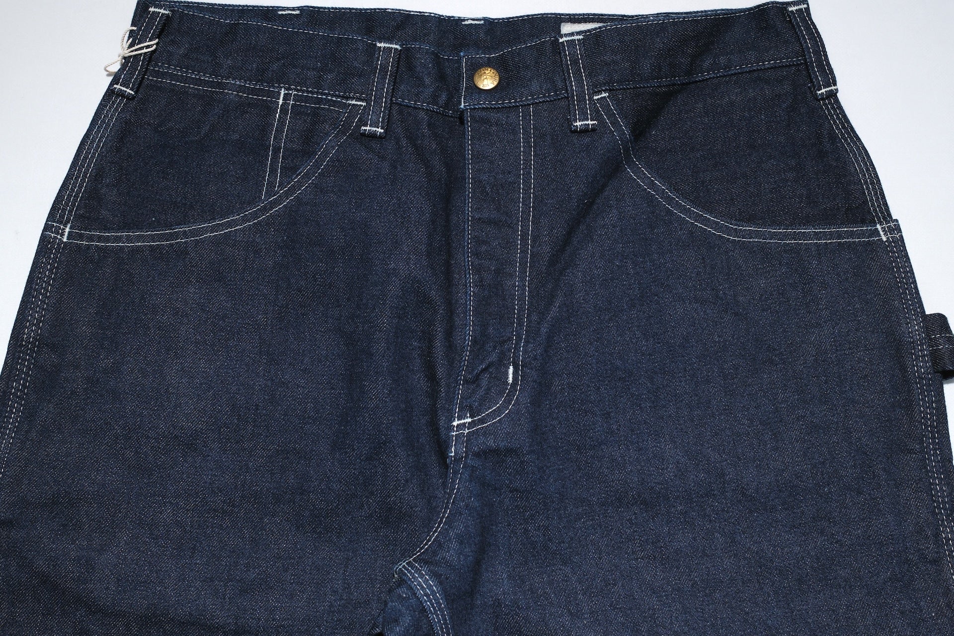 BONCOURA 15oz Indigo Dyed "Ike-Momen"  Denim Painter Pants (Classic Straight fit)