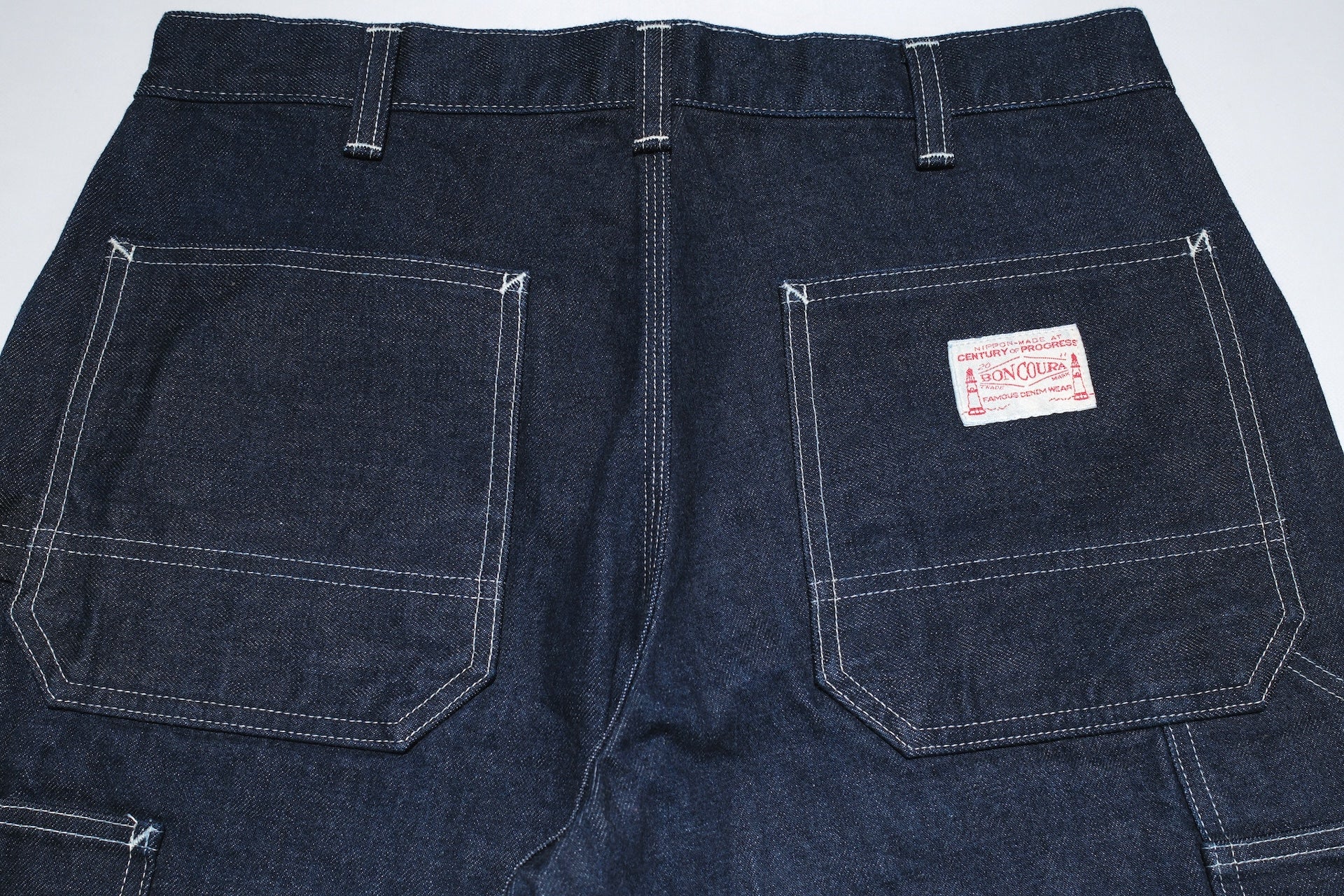 BONCOURA 15oz Indigo Dyed "Ike-Momen"  Denim Painter Pants (Classic Straight fit)