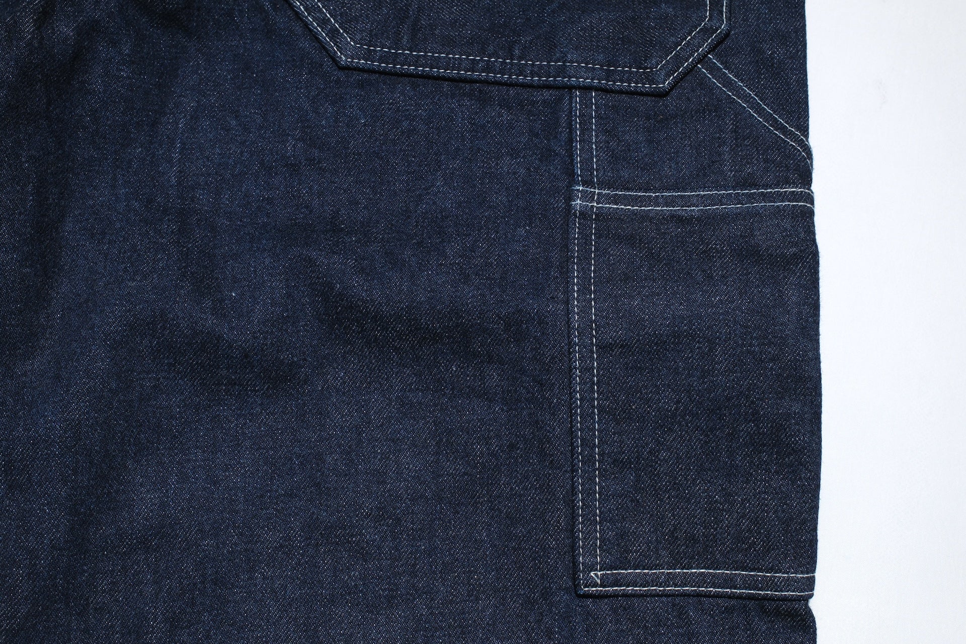 BONCOURA 15oz Indigo Dyed "Ike-Momen"  Denim Painter Pants (Classic Straight fit)