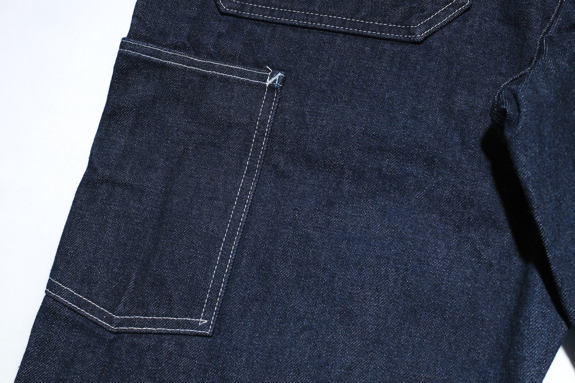 BONCOURA 15oz Indigo Dyed "Ike-Momen"  Denim Painter Pants (Classic Straight fit)