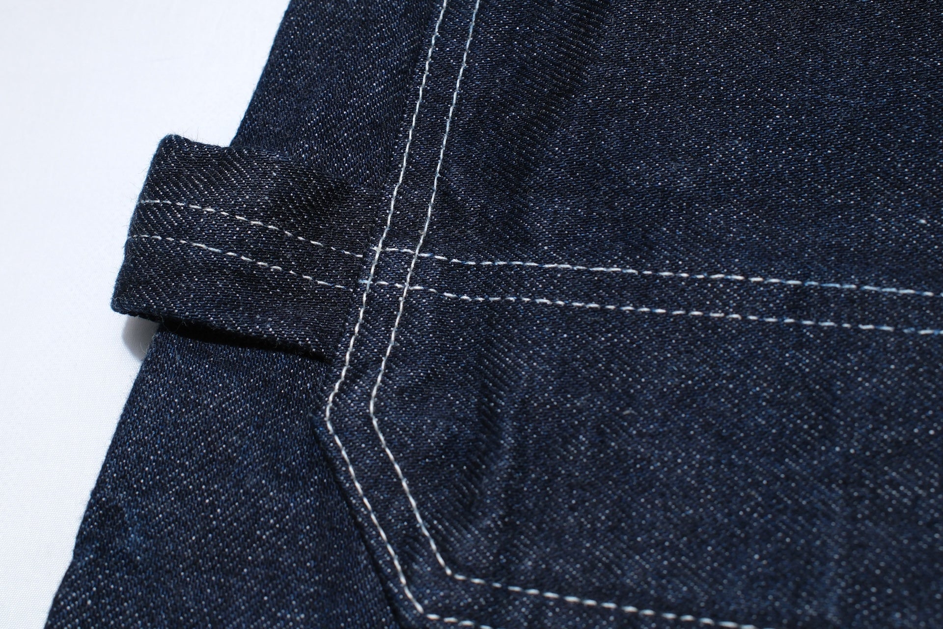 BONCOURA 15oz Indigo Dyed "Ike-Momen"  Denim Painter Pants (Classic Straight fit)