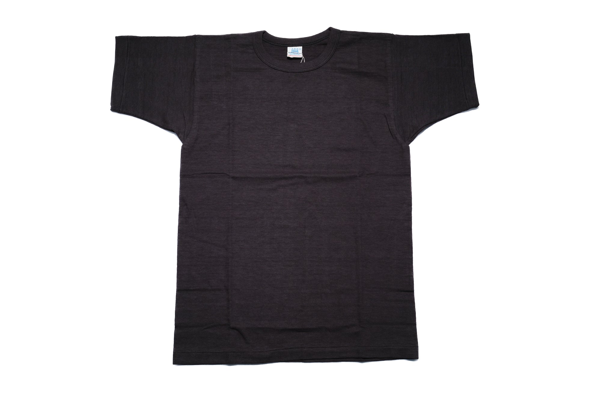 John Gluckow X Warehouse Co. 6oz Loopwheeled Plain Tee (Black)