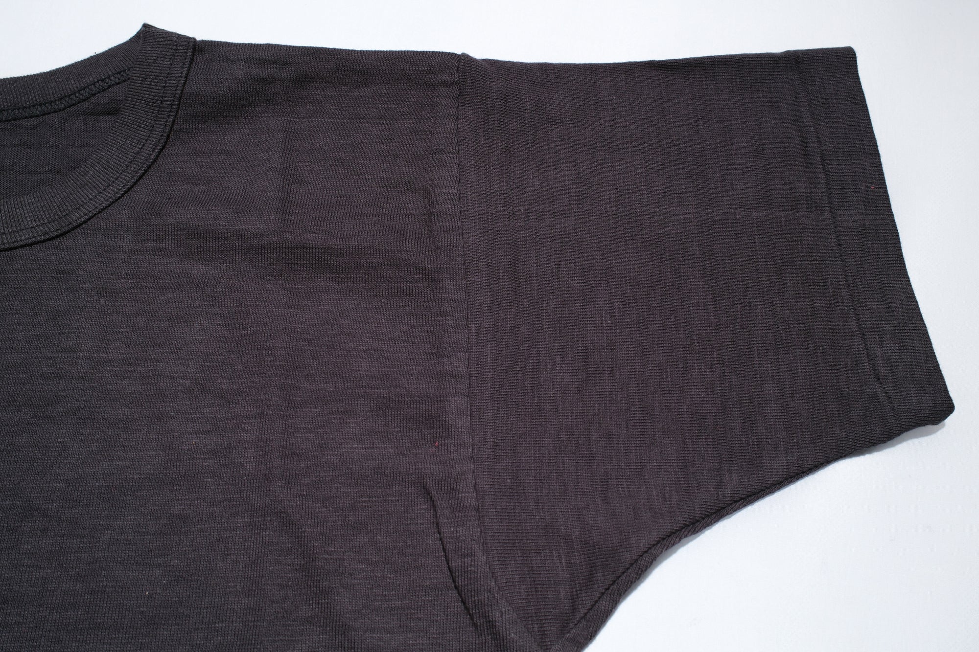 John Gluckow X Warehouse Co. 6oz Loopwheeled Plain Tee (Black)