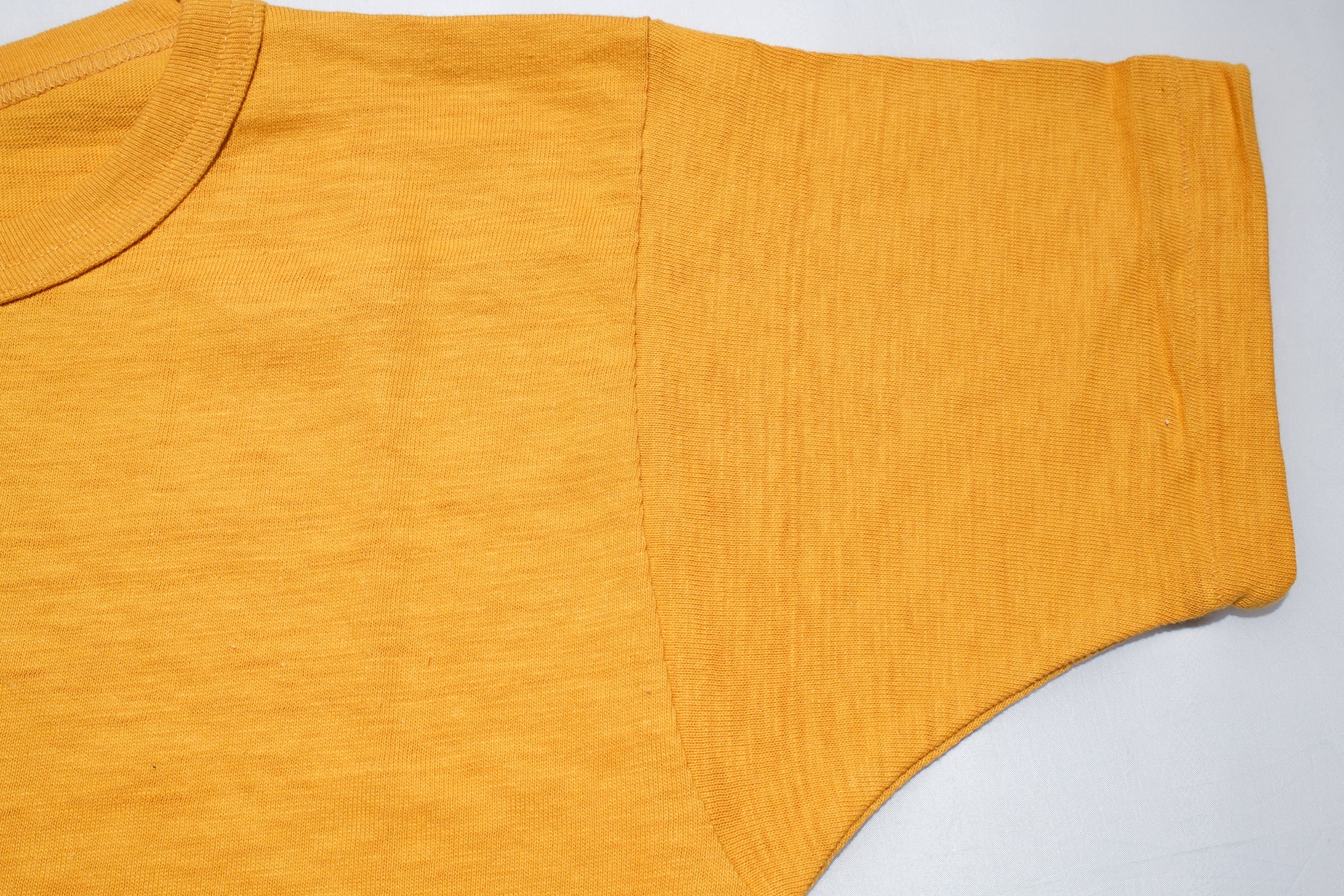 John Gluckow X Warehouse Co. 6oz Loopwheeled Plain Tee (Deep Gold)