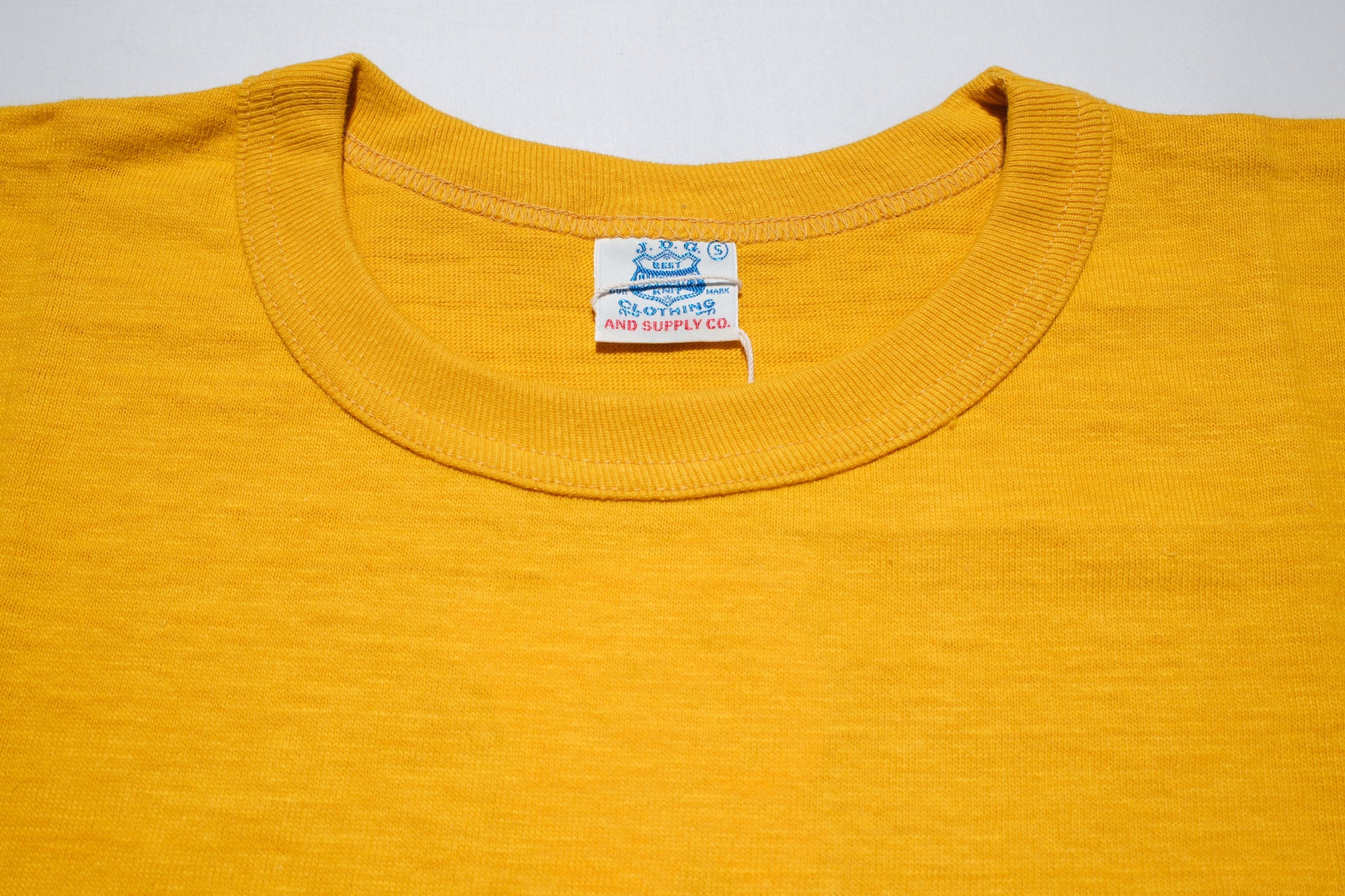 John Gluckow X Warehouse Co. 6oz Loopwheeled Plain Tee (Gold)
