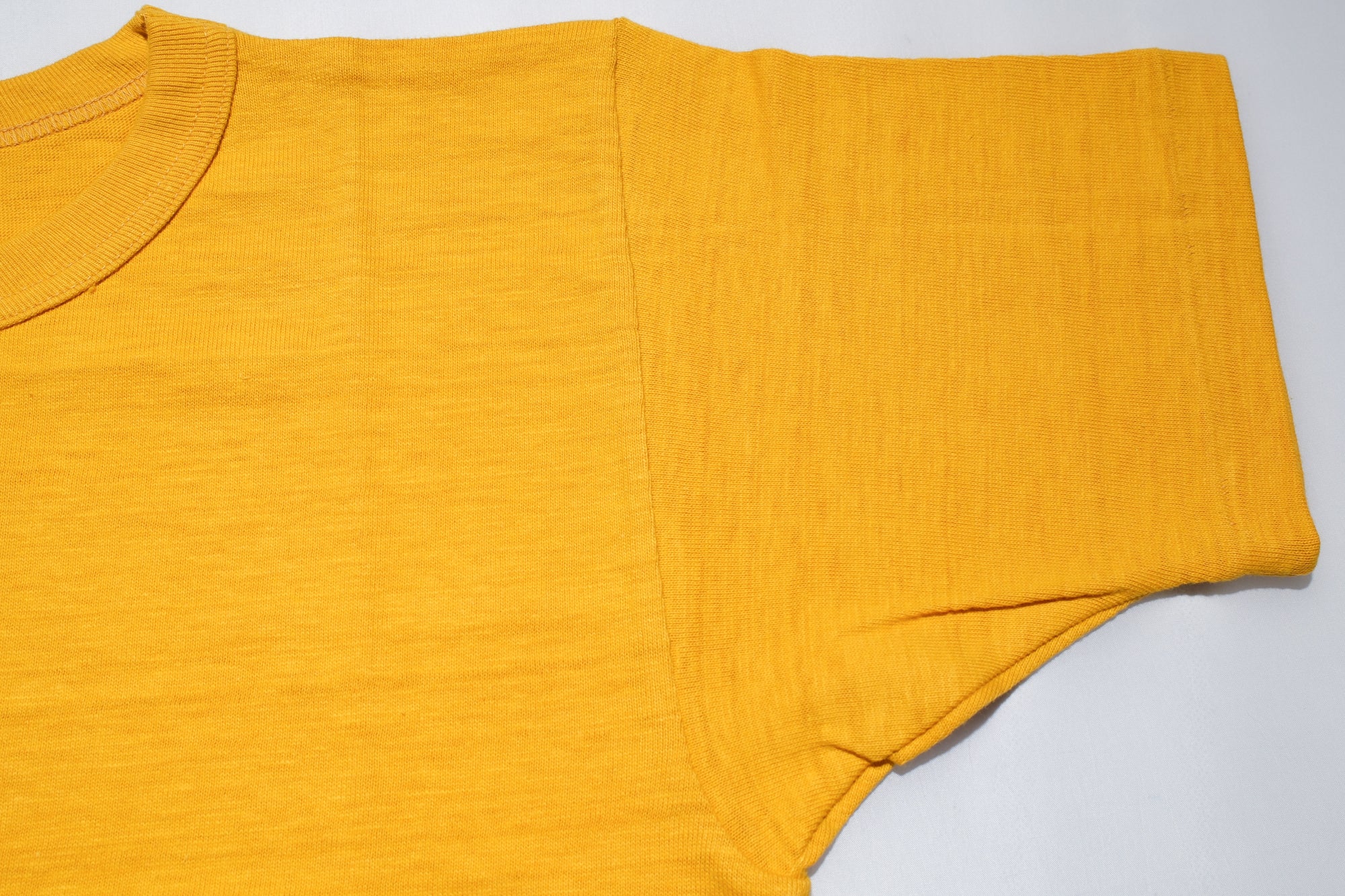 John Gluckow X Warehouse Co. 6oz Loopwheeled Plain Tee (Gold)