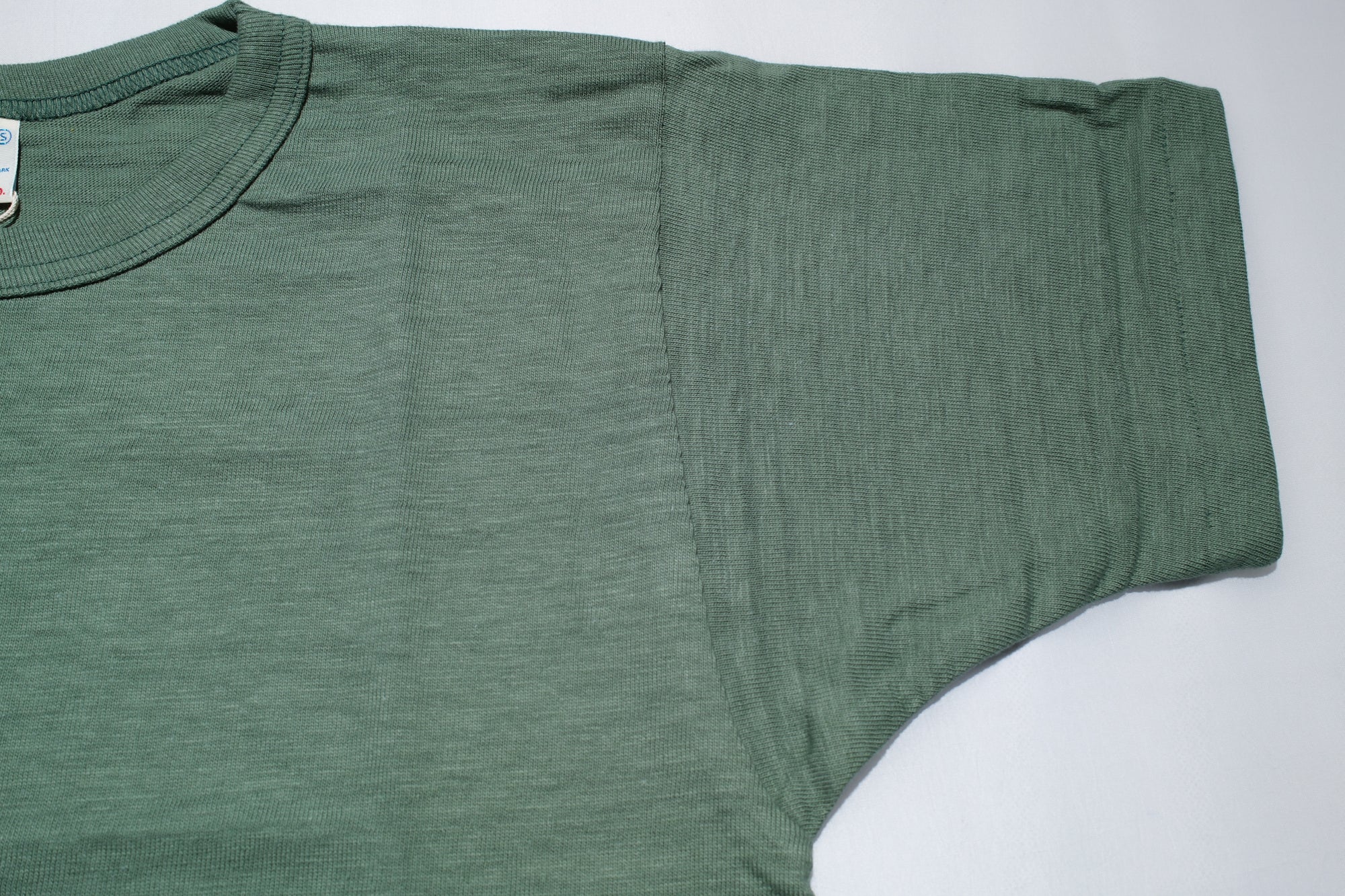 John Gluckow X Warehouse Co. 6oz Loopwheeled Plain Tee (Green)
