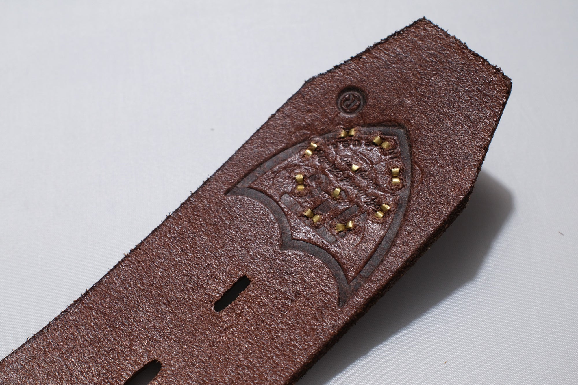 Hollywood Trading Company "Desert Flower" Belt (Dark Brown Tea-core)