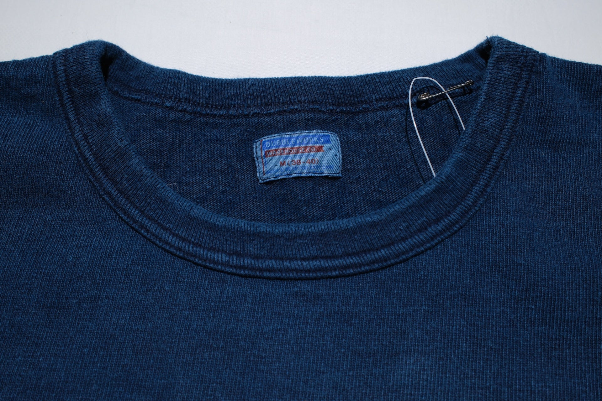 Dubble Works 9oz "Ultra-Heavy" Pigment Dyed Loopwheeled Tee (Indigo)