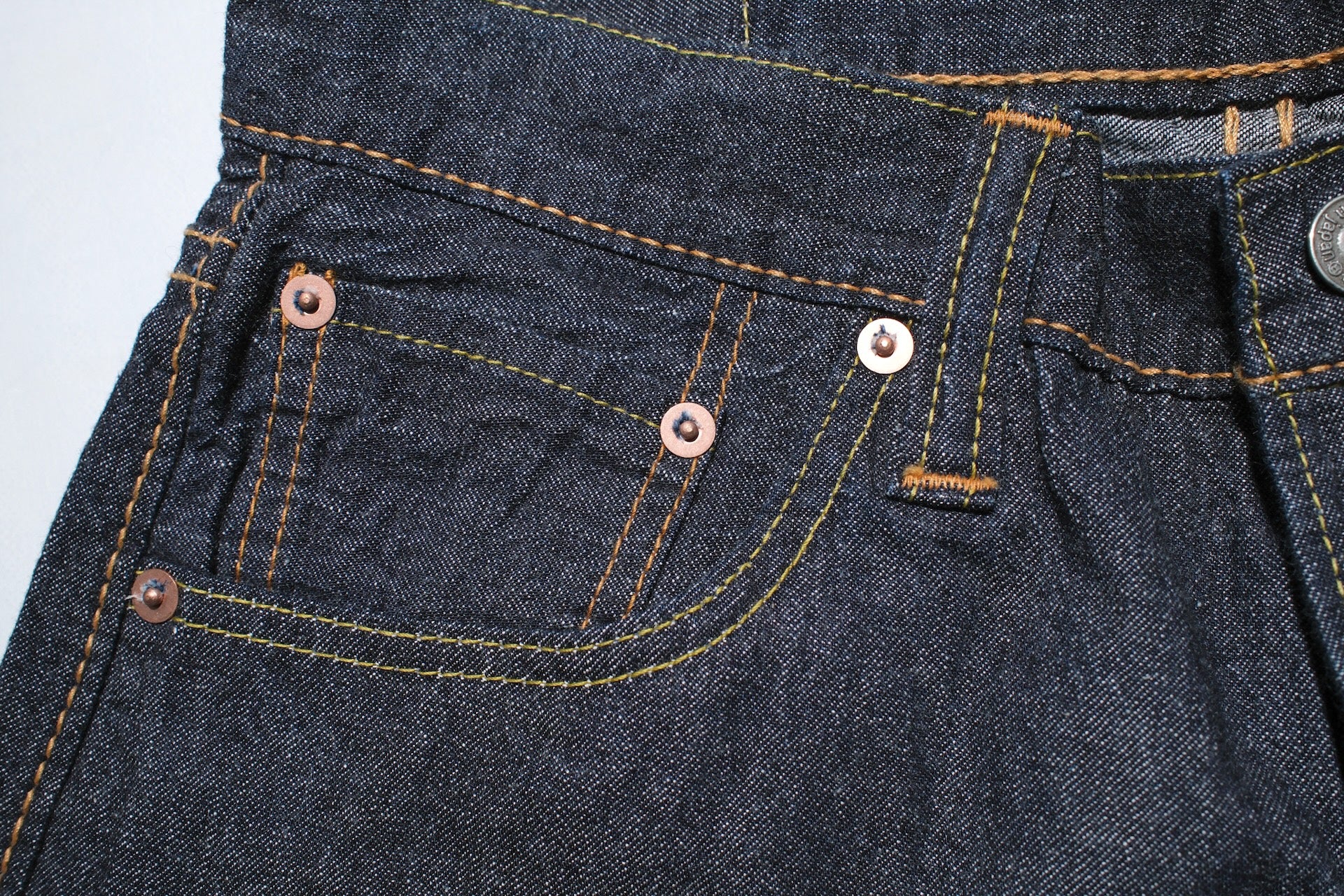Pure Blue Japan 10oz 1182-002 "Selvedged Summer" Denim (Piped Straight fit)