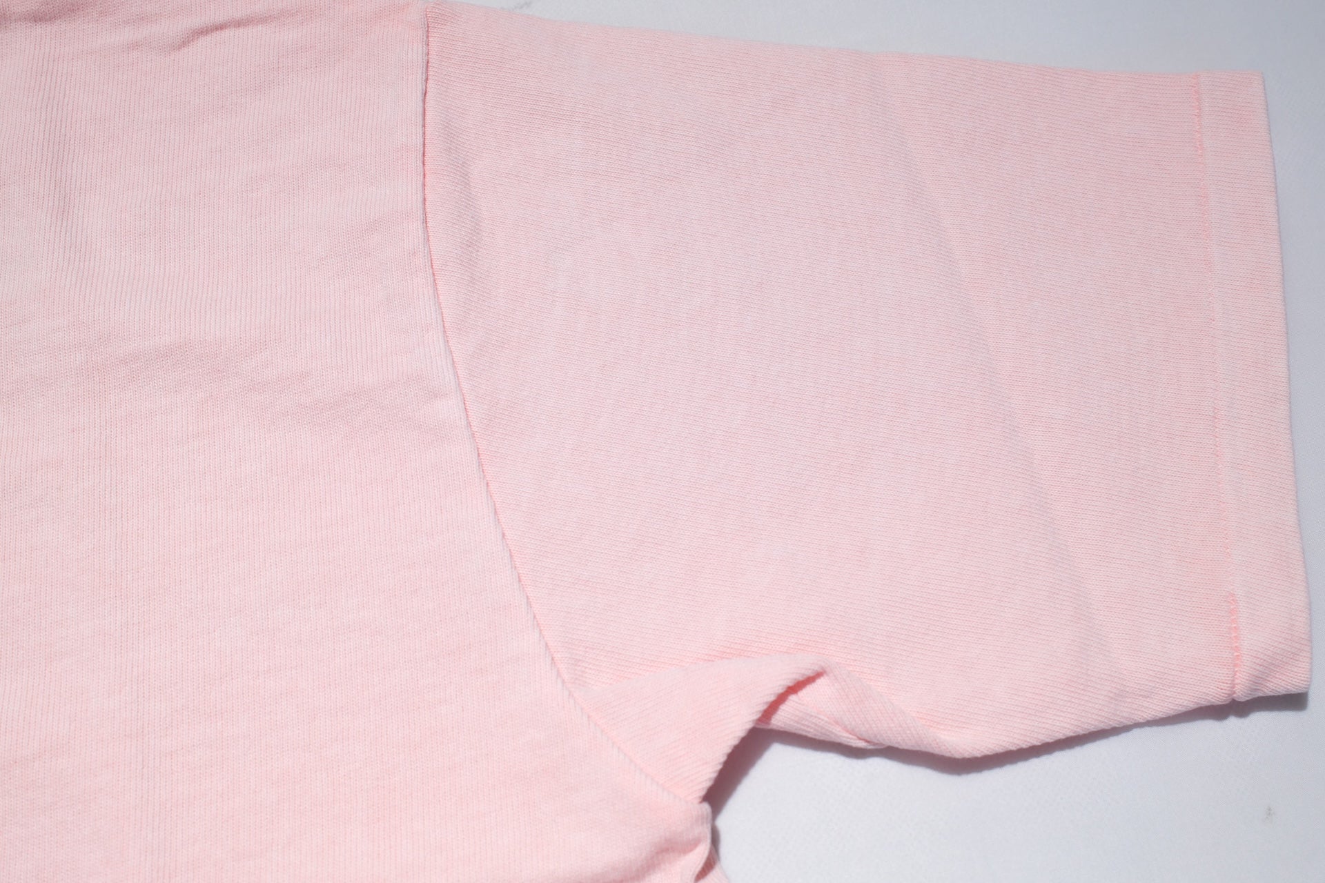 Dubble Works 9oz "Ultra-Heavy" Pigment Dyed Loopwheeled Tee (Salmon Pink)