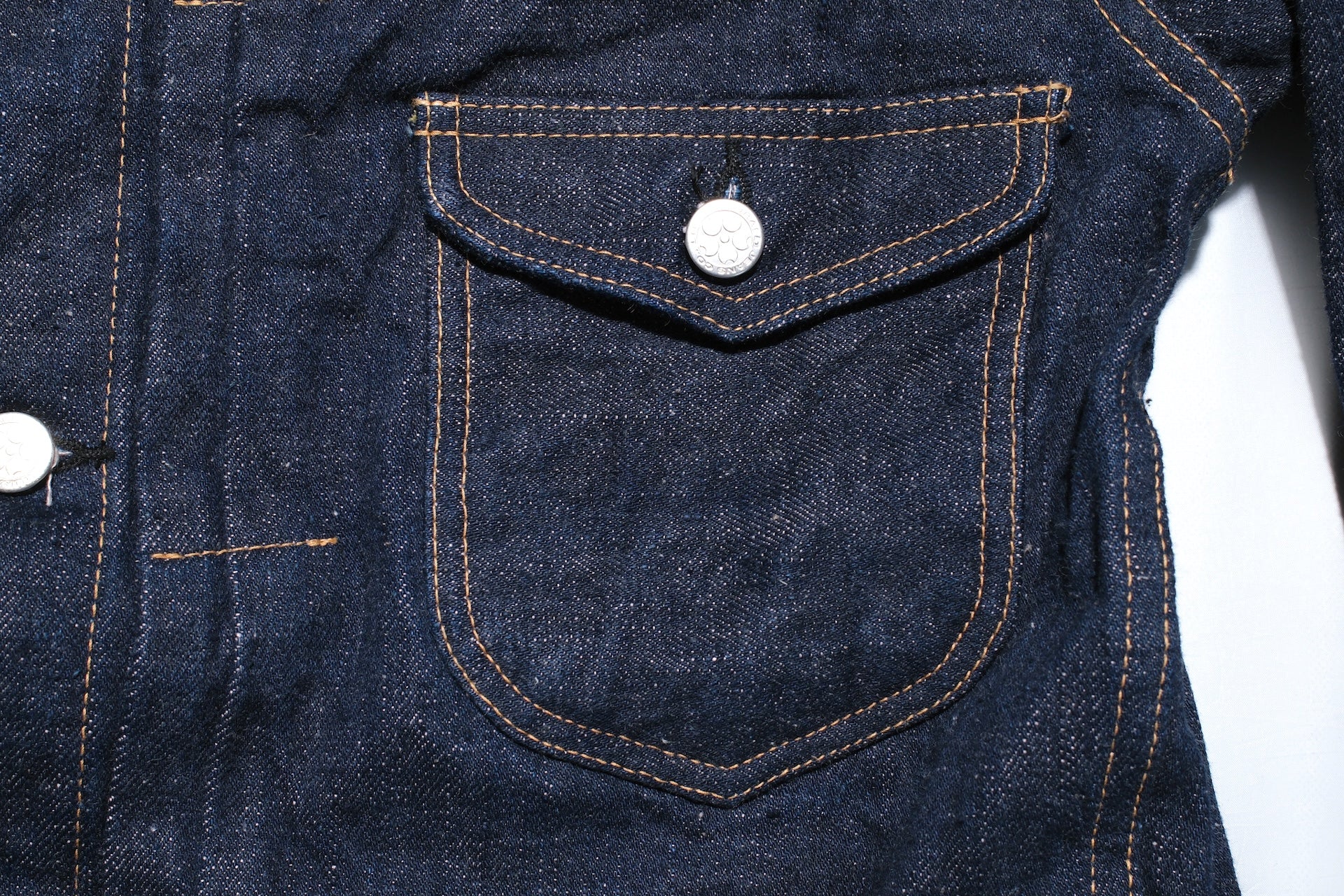 Samurai 18oz “Indigo Sakura Plus” Denim Rider Jacket