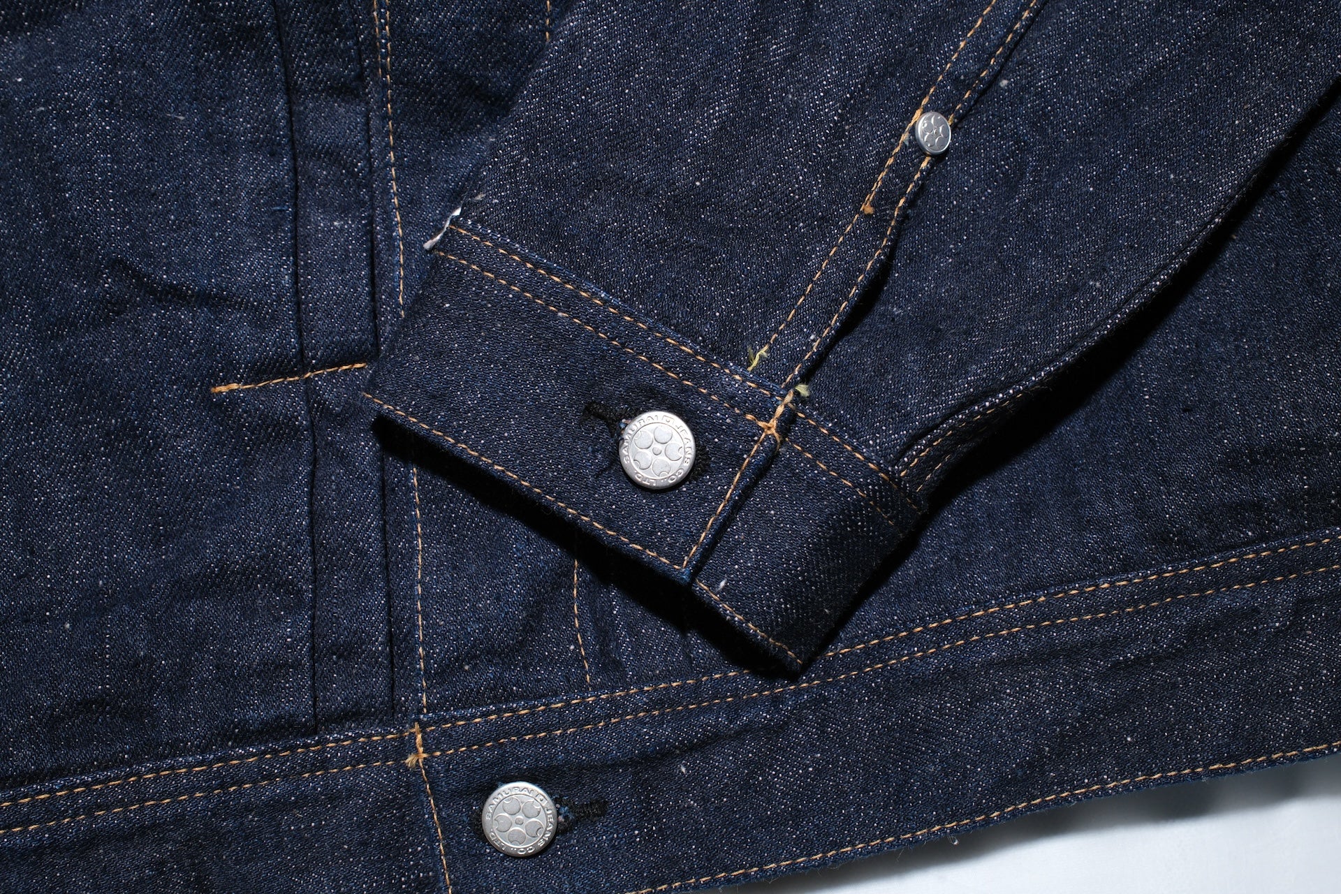 Samurai 18oz “Indigo Sakura Plus” Denim Rider Jacket