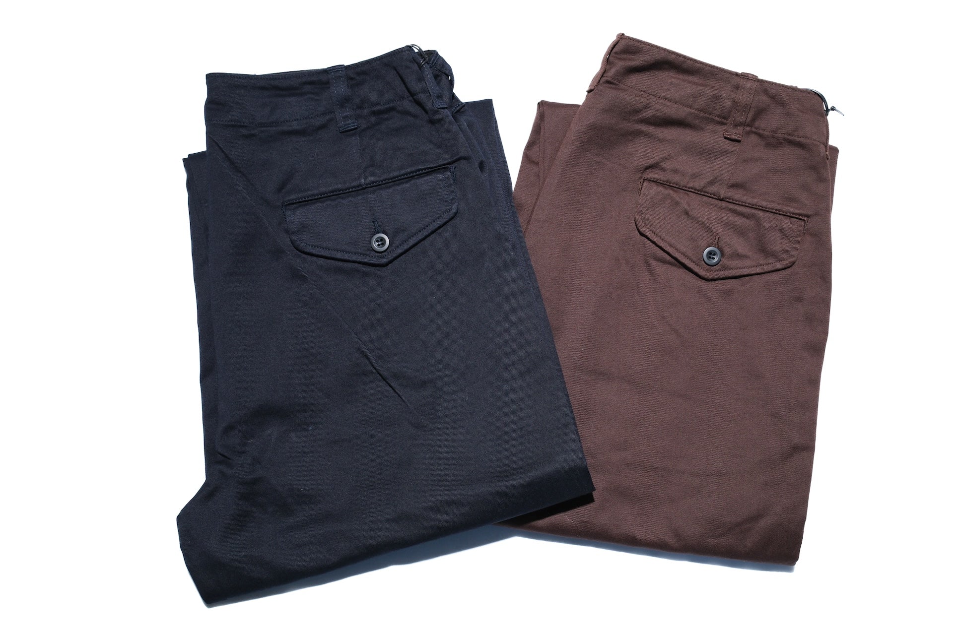 MOMOTARO JEANS 11oz High-Density West Point Trousers (Dark Navy)