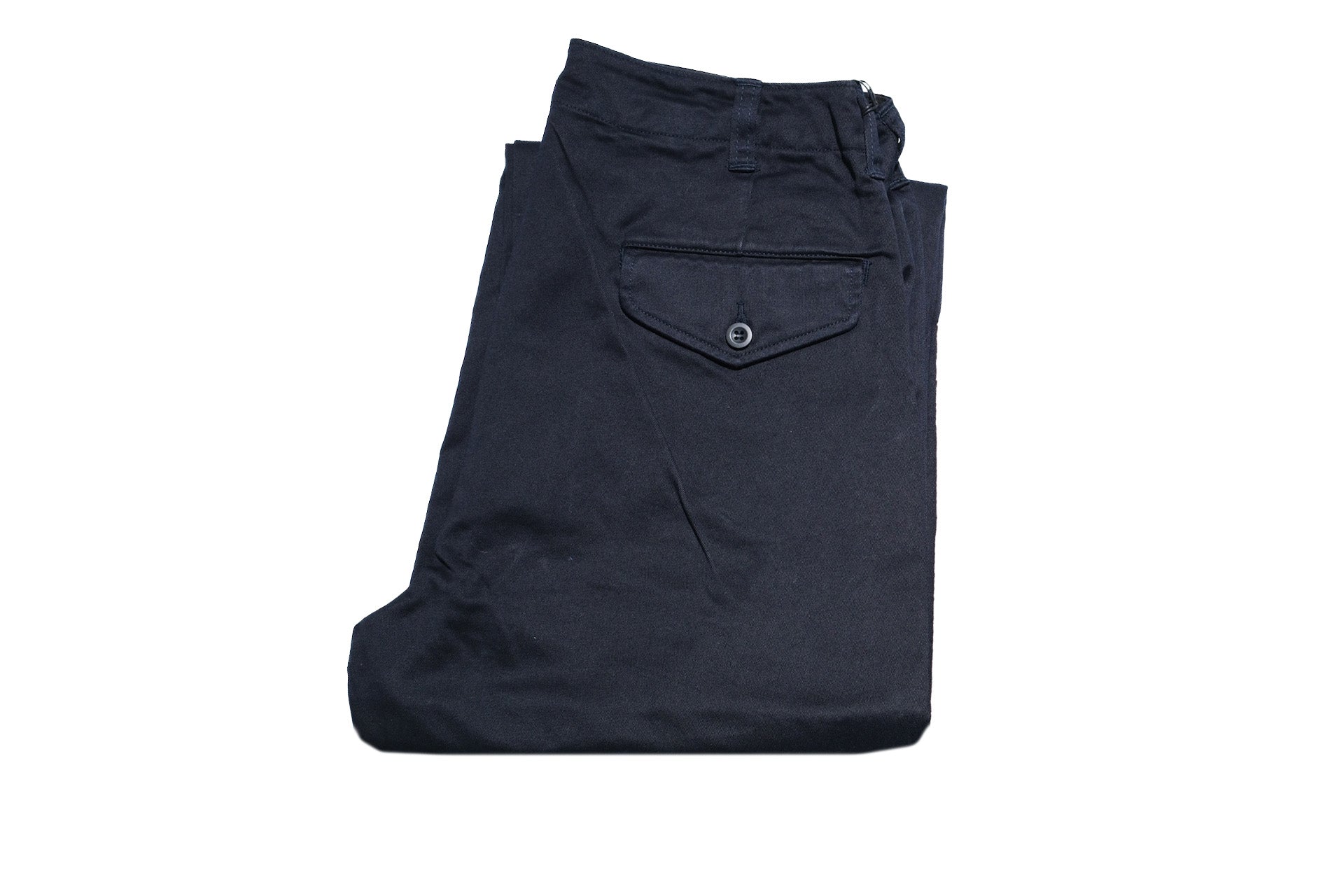 MOMOTARO JEANS 11oz High-Density West Point Trousers (Dark Navy)