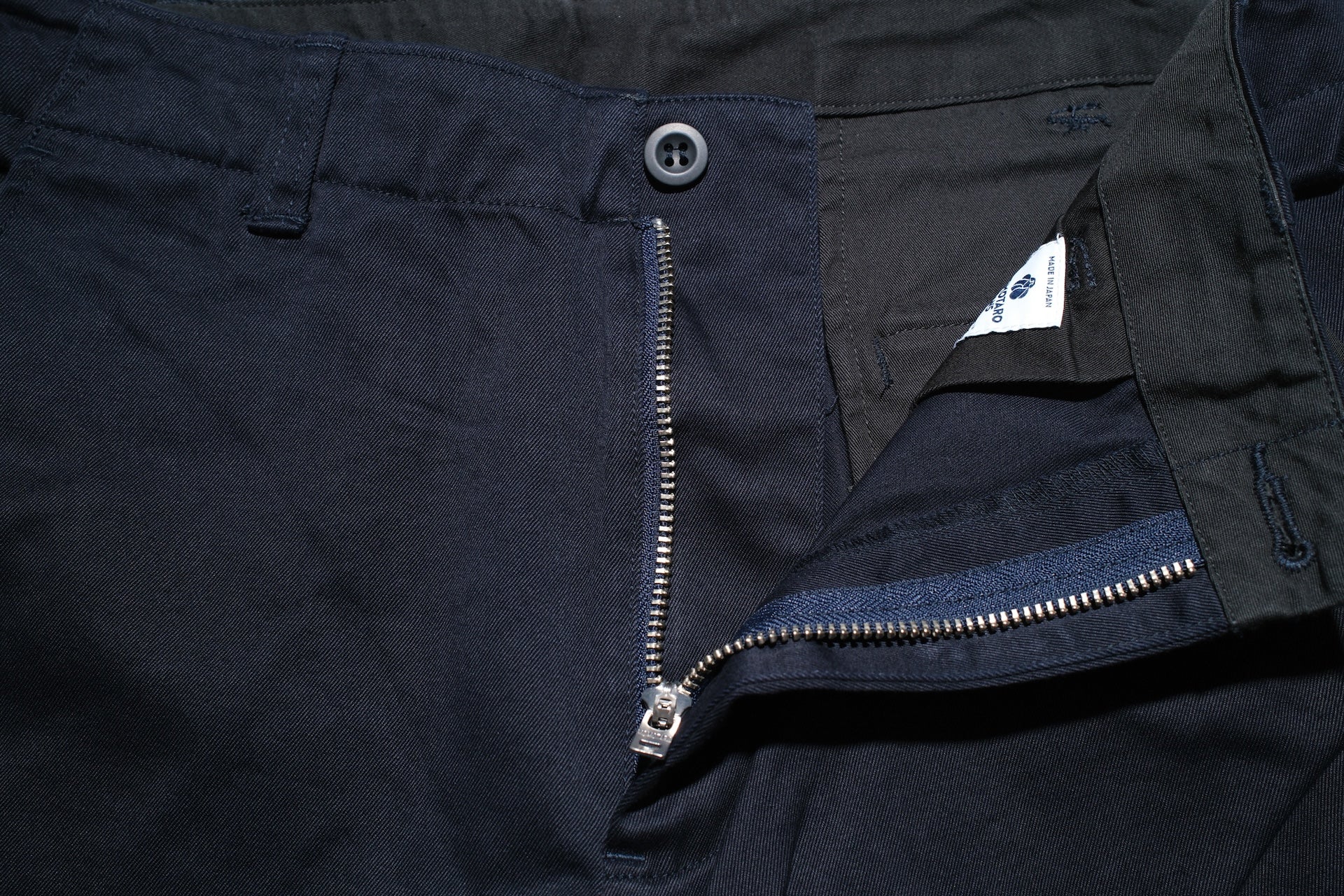 MOMOTARO JEANS 11oz High-Density West Point Trousers (Dark Navy)