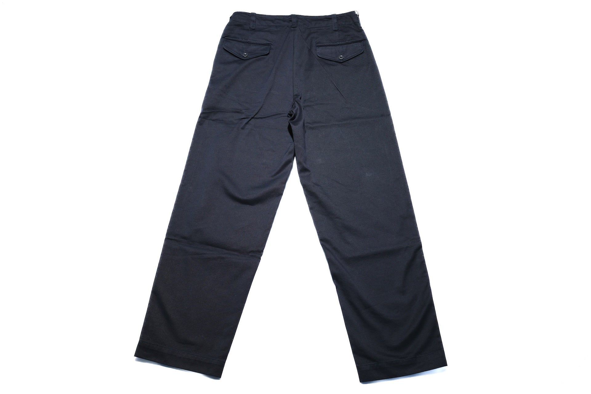 MOMOTARO JEANS 11oz High-Density West Point Trousers (Dark Navy)