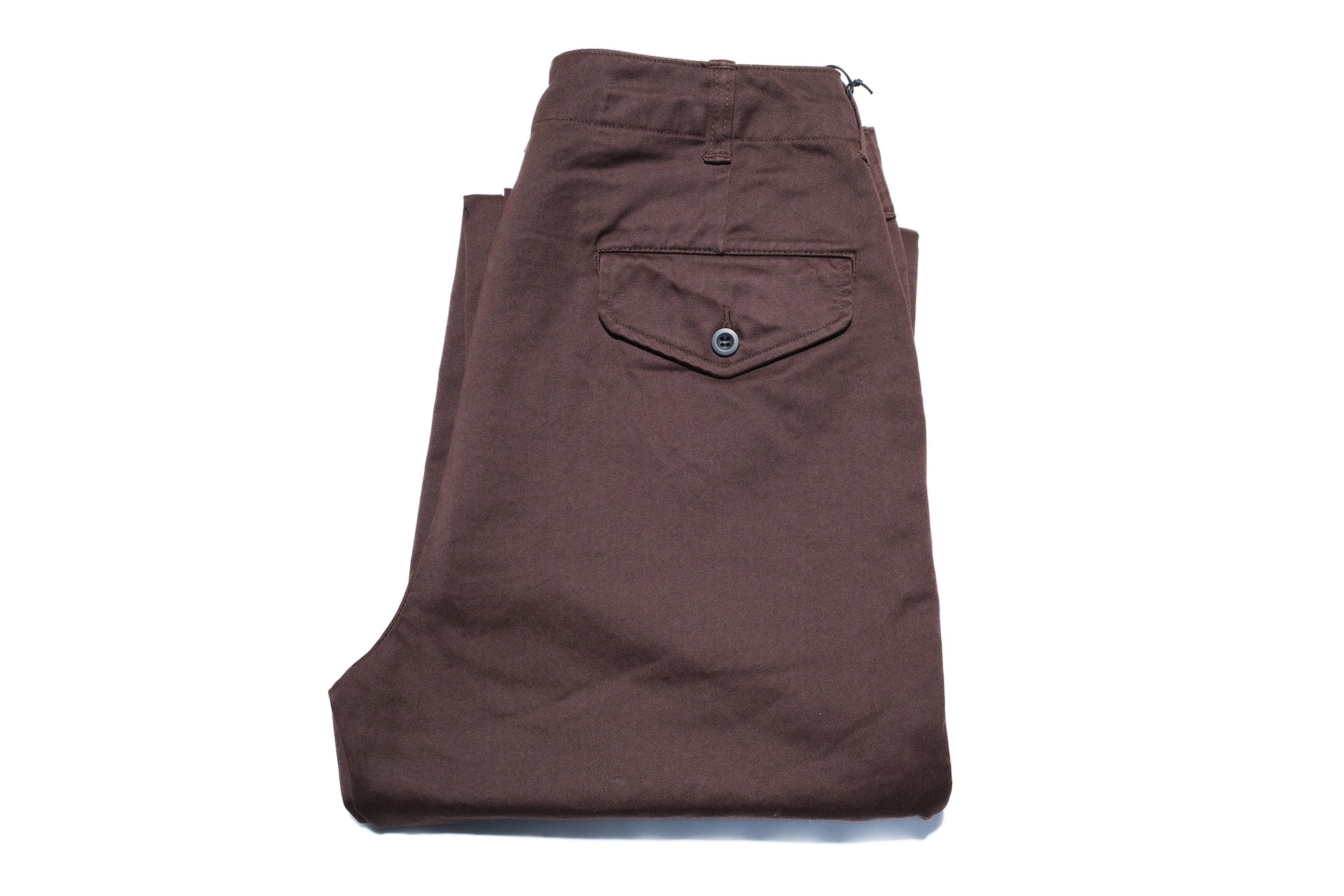 MOMOTARO JEANS 11oz High-Density West Point Trousers (Chocolate Brown)