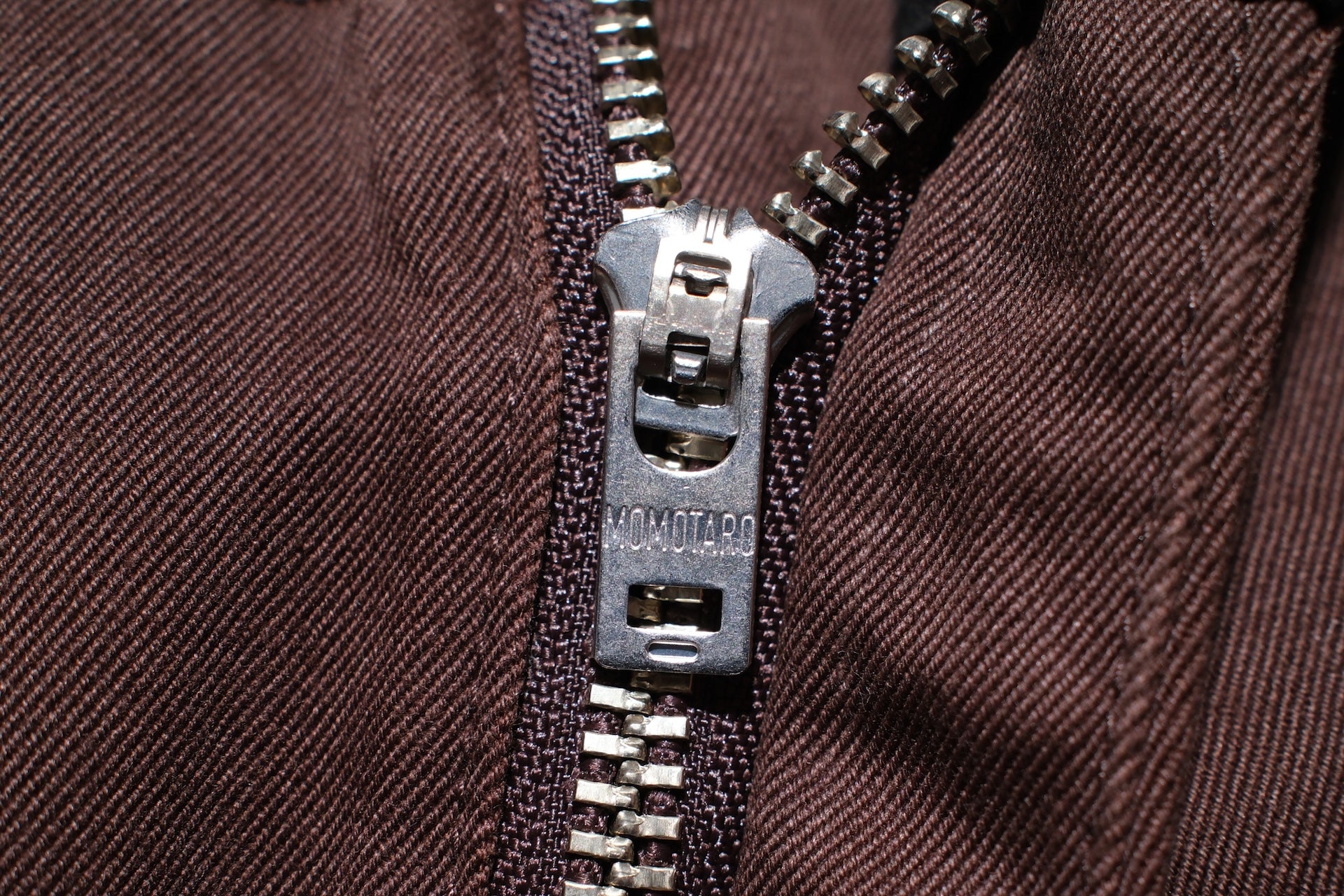 MOMOTARO JEANS 11oz High-Density West Point Trousers (Chocolate Brown)