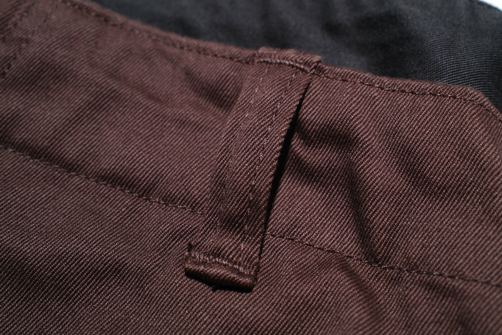 MOMOTARO JEANS 11oz High-Density West Point Trousers (Chocolate Brown)