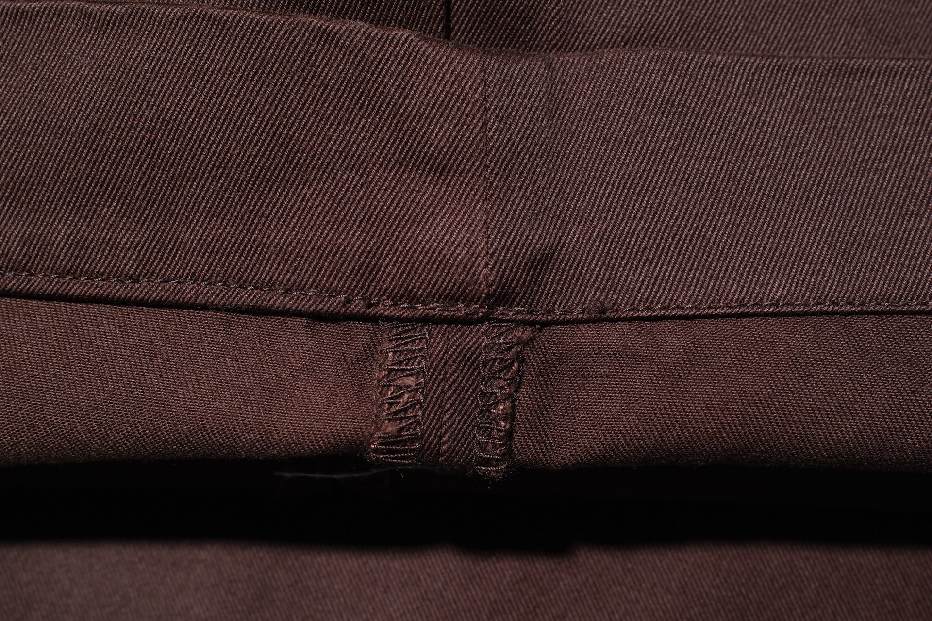 MOMOTARO JEANS 11oz High-Density West Point Trousers (Chocolate Brown)