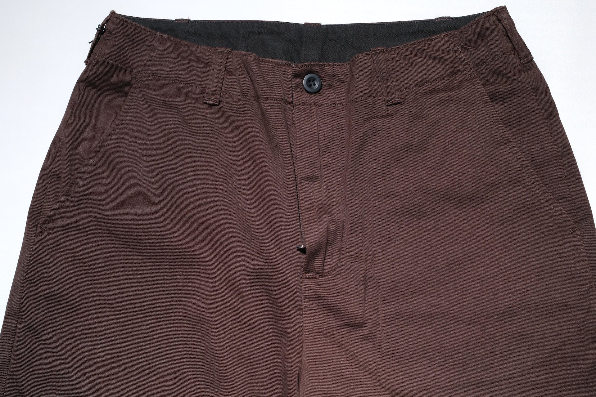 MOMOTARO JEANS 11oz High-Density West Point Trousers (Chocolate Brown)