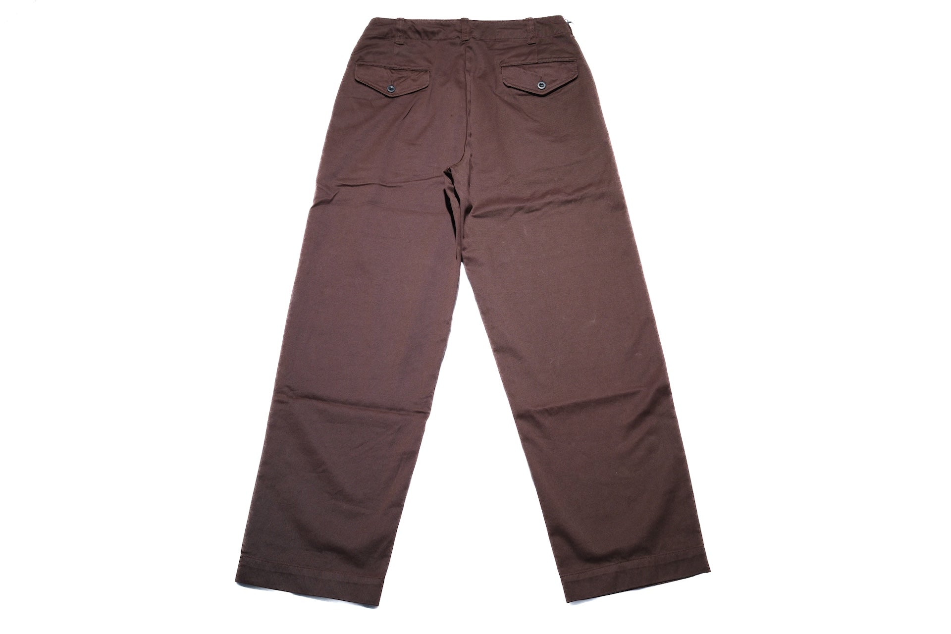 MOMOTARO JEANS 11oz High-Density West Point Trousers (Chocolate Brown)