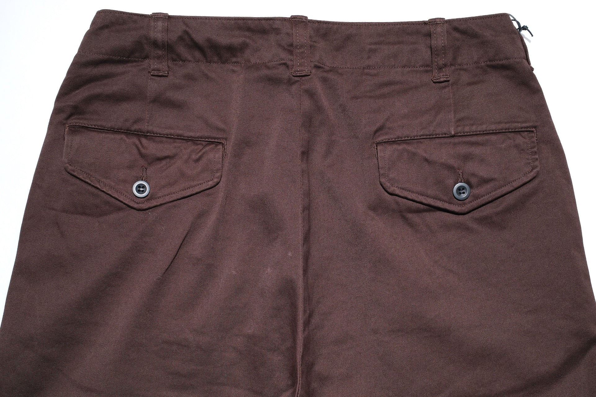 MOMOTARO JEANS 11oz High-Density West Point Trousers (Chocolate Brown)