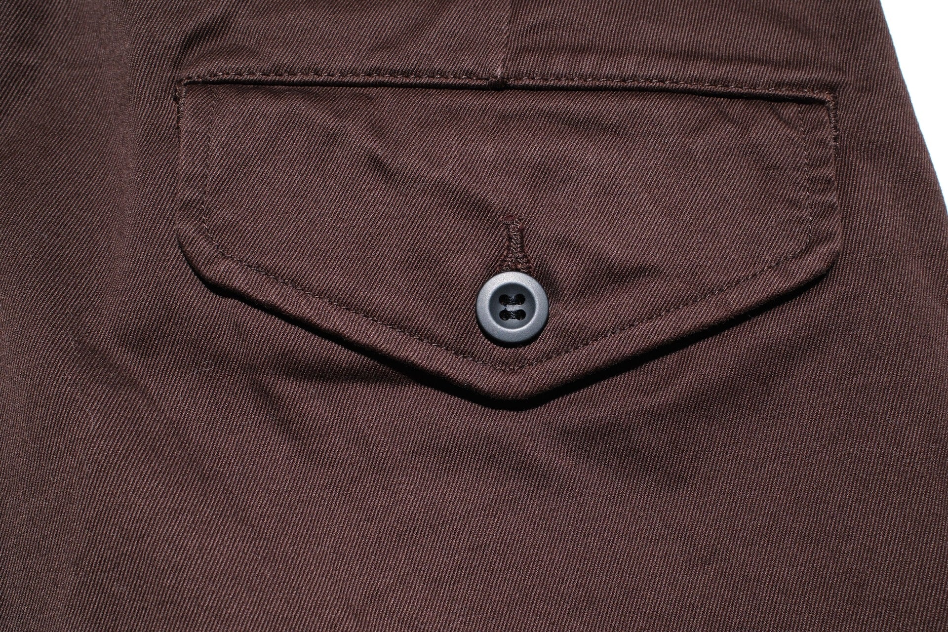 MOMOTARO JEANS 11oz High-Density West Point Trousers (Chocolate Brown)