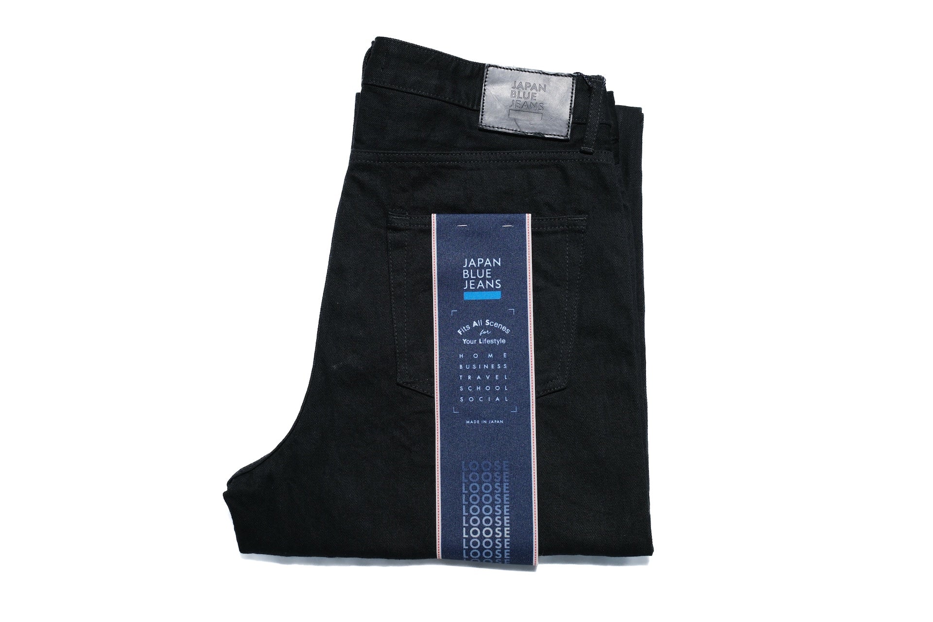 Japan Blue 14oz J514 Double Black 'Circle' Denim (Loose Fit)