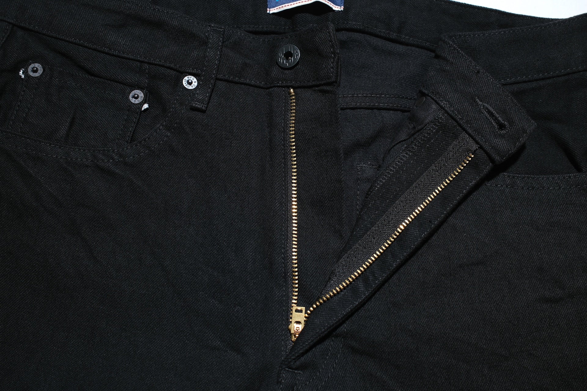Japan Blue 14oz J514 Double Black 'Circle' Denim (Loose Fit)
