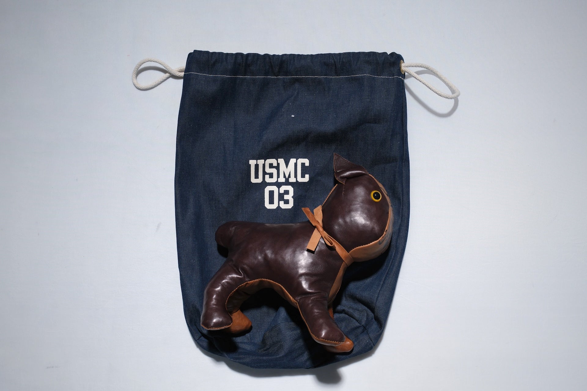 Warehouse Genuine Leather USMA Mascot Doll (Bulldog)