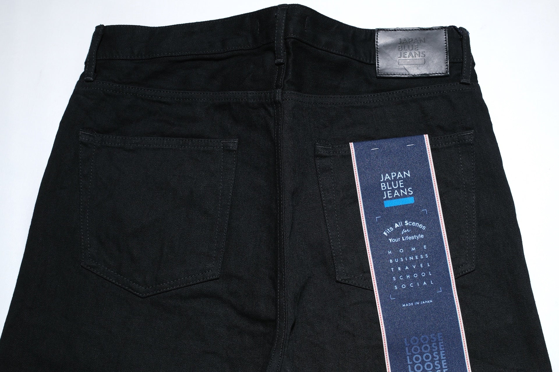 Japan Blue 14oz J514 Double Black 'Circle' Denim (Loose Fit)