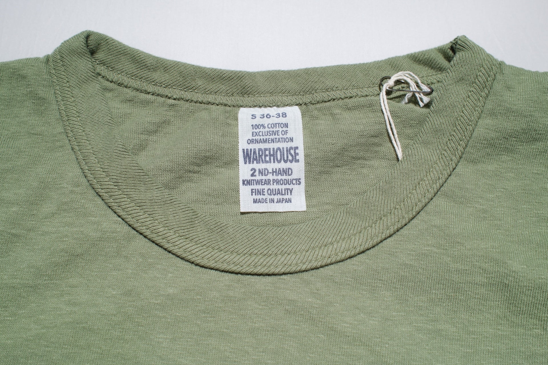 Warehouse 5oz "Golden Age" Tubular Tee (Pale Green)